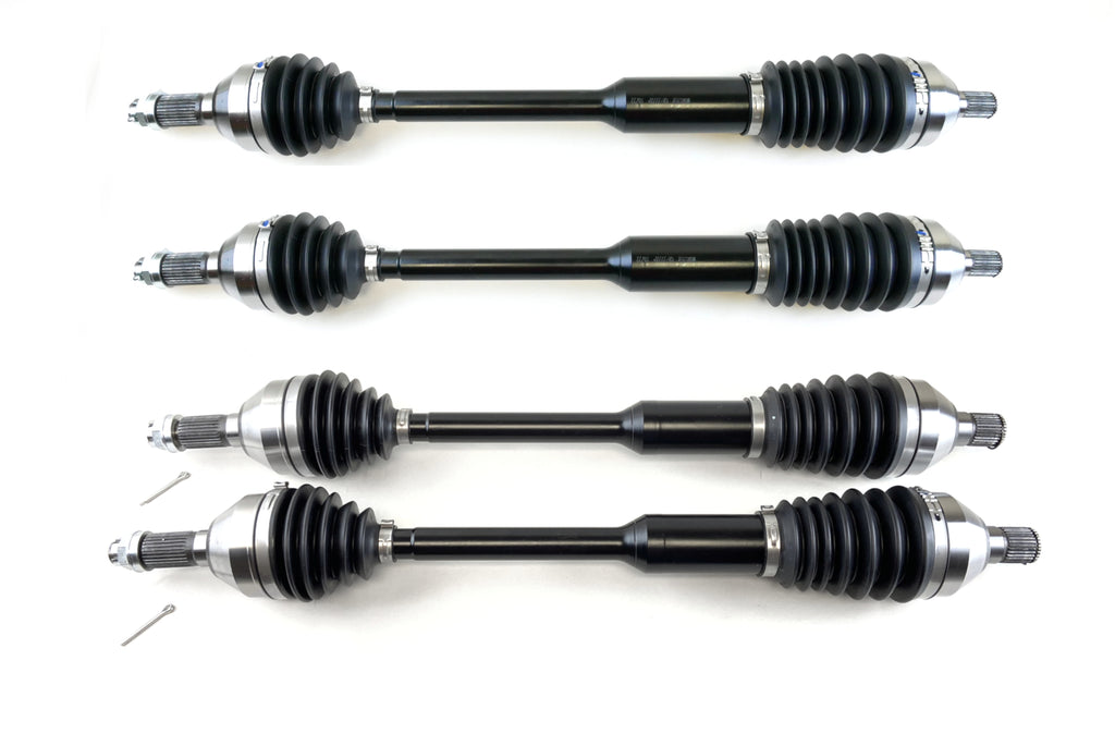 Monster XP Series Full CV Axle Set for Can-Am 705401634, 705502154, Front & Rear, Telescoping, Built Tough, 4340 Chromoly Steel, Direct Fit, Factory Length with 4" of Travel 1