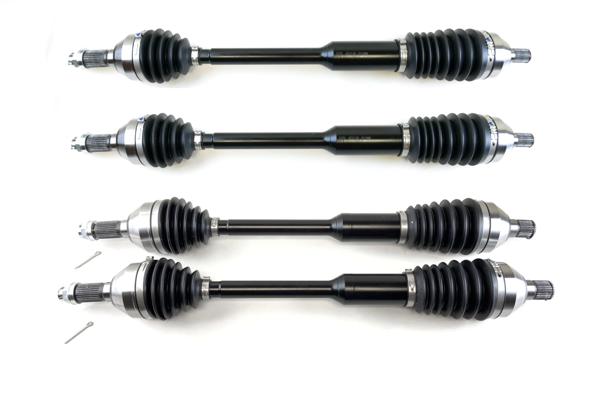 Monster XP Series Full CV Axle Set for Can-Am 705401634, 705502154, Front & Rear, Telescoping, Built Tough, 4340 Chromoly Steel, Direct Fit, Factory Length with 4" of Travel 1