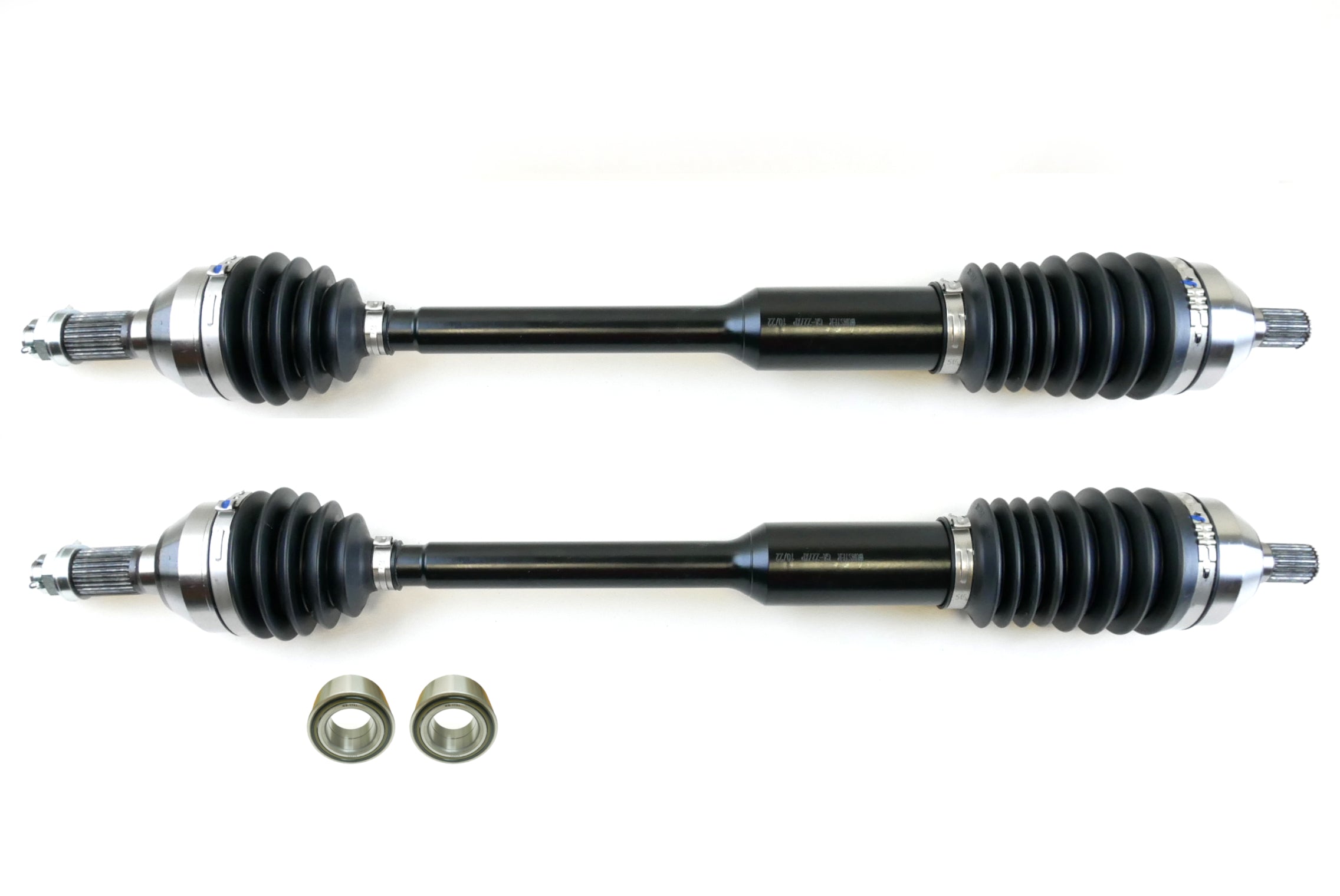 Monster XP Series Front CV Axles & Brgs for Can-Am 705401634, Left & Right, Telescoping, Built Tough, 4340 Chromoly Steel, Direct Fit, Factory Length with 4" of Travel
