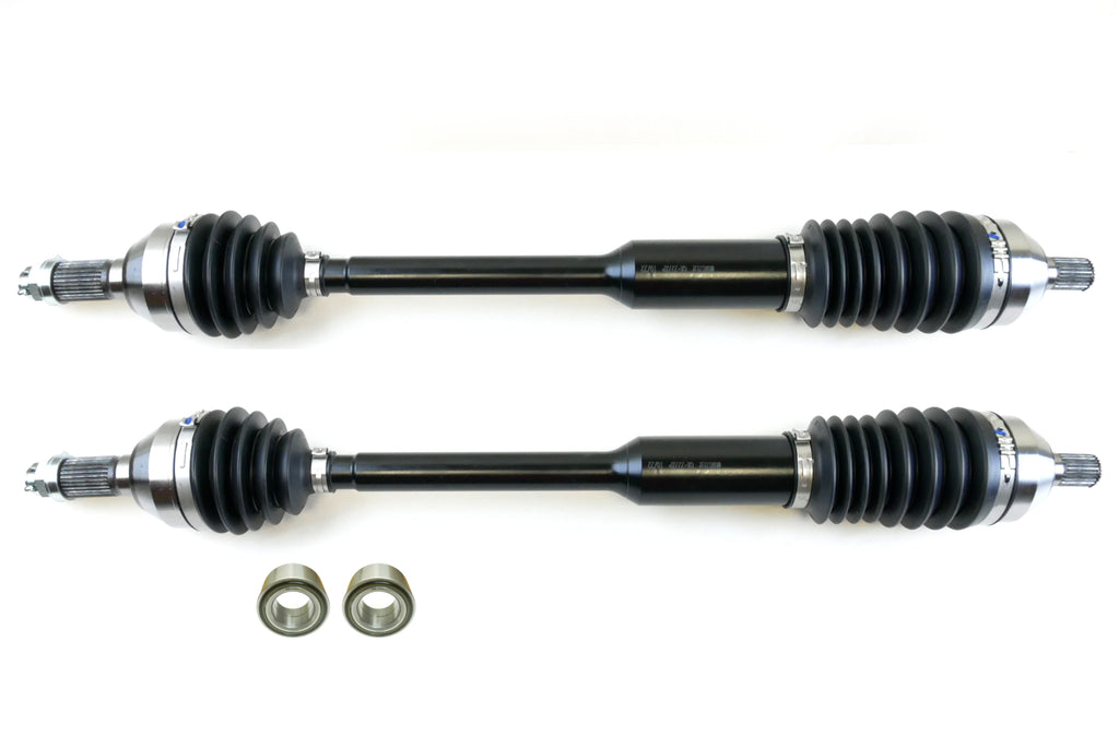 Monster XP Series Front CV Axles & Brgs for Can-Am 705401634, Left & Right, Telescoping, Built Tough, 4340 Chromoly Steel, Direct Fit, Factory Length with 4" of Travel 1