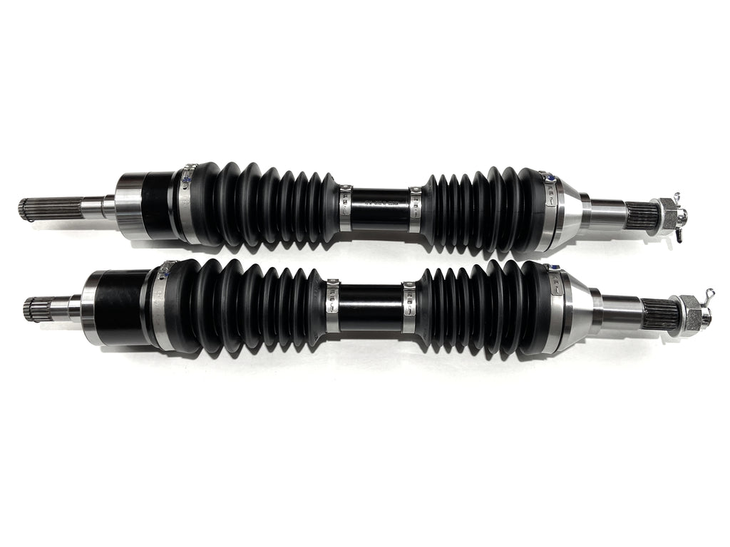 Monster XP Series Front CV Axles for Can-Am 705402235, 705402236, Left & Right, Telescoping, Built Tough, 4340 Chromoly Steel, Direct Fit, Factory Length with 4" of Travel
