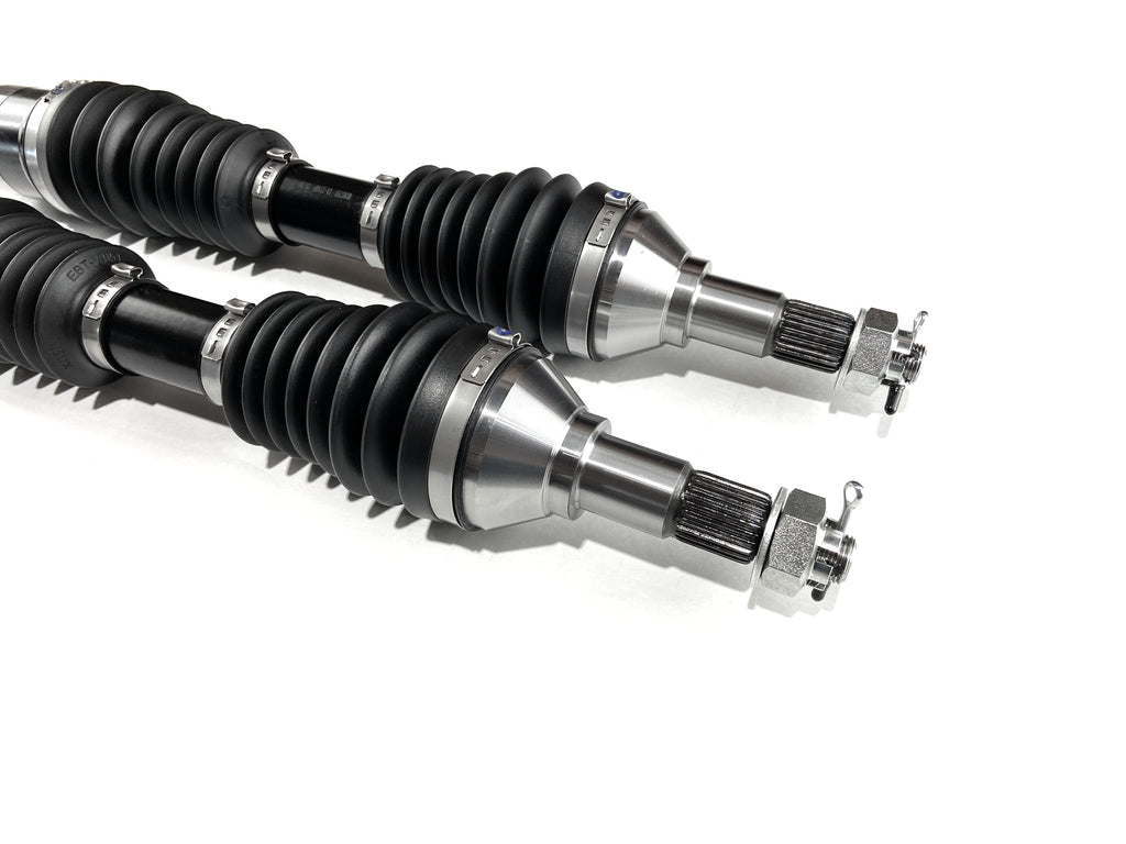 Monster XP Series Full CV Axle Set for Can-Am 705402235, 705402236, 705502710, 705502711, Front & Rear, Telescoping, Built Tough, 4340 Chromoly, Direct Fit, Factory Length with 4" of Travel 4