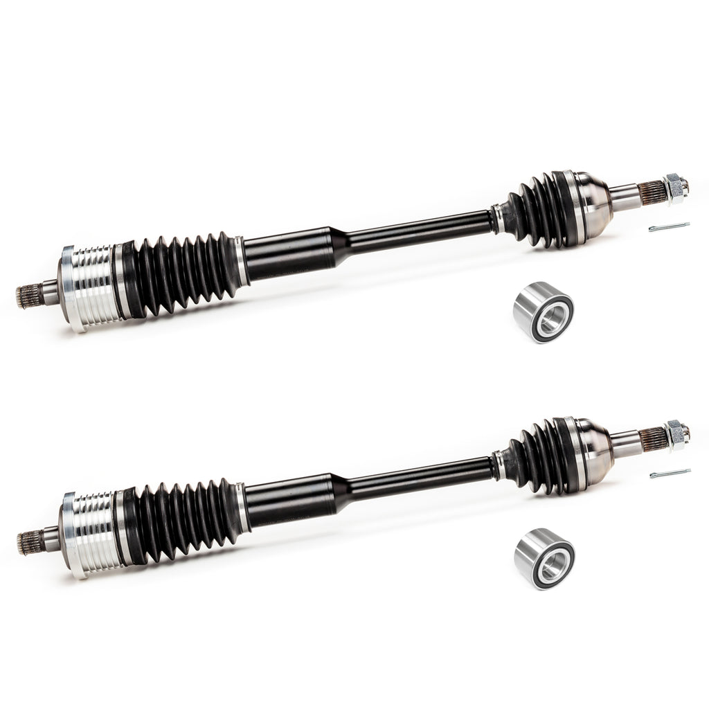 Monster XP Series Rear CV Axles & Brgs for Can-Am 705502356, Left & Right, Telescoping, Built Tough, 4340 Chromoly Steel, Direct Fit, Factory Length with 4" of Travel 1