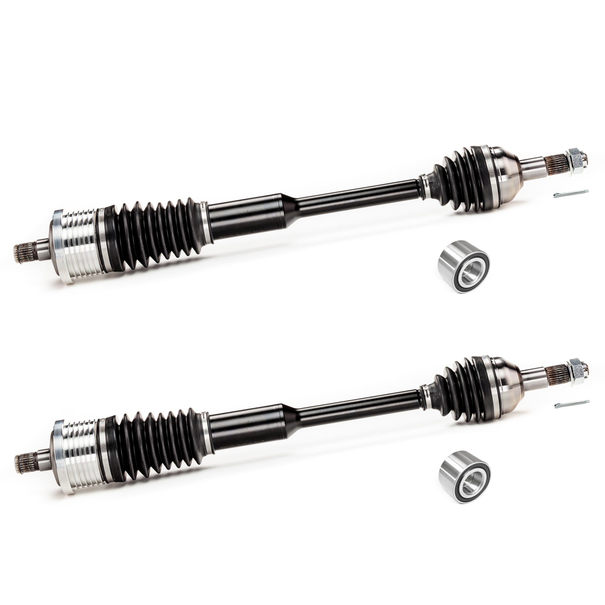 Monster XP Series Rear CV Axles & Brgs for Can-Am 705502356, Left & Right, Telescoping, Built Tough, 4340 Chromoly Steel, Direct Fit, Factory Length with 4" of Travel 1