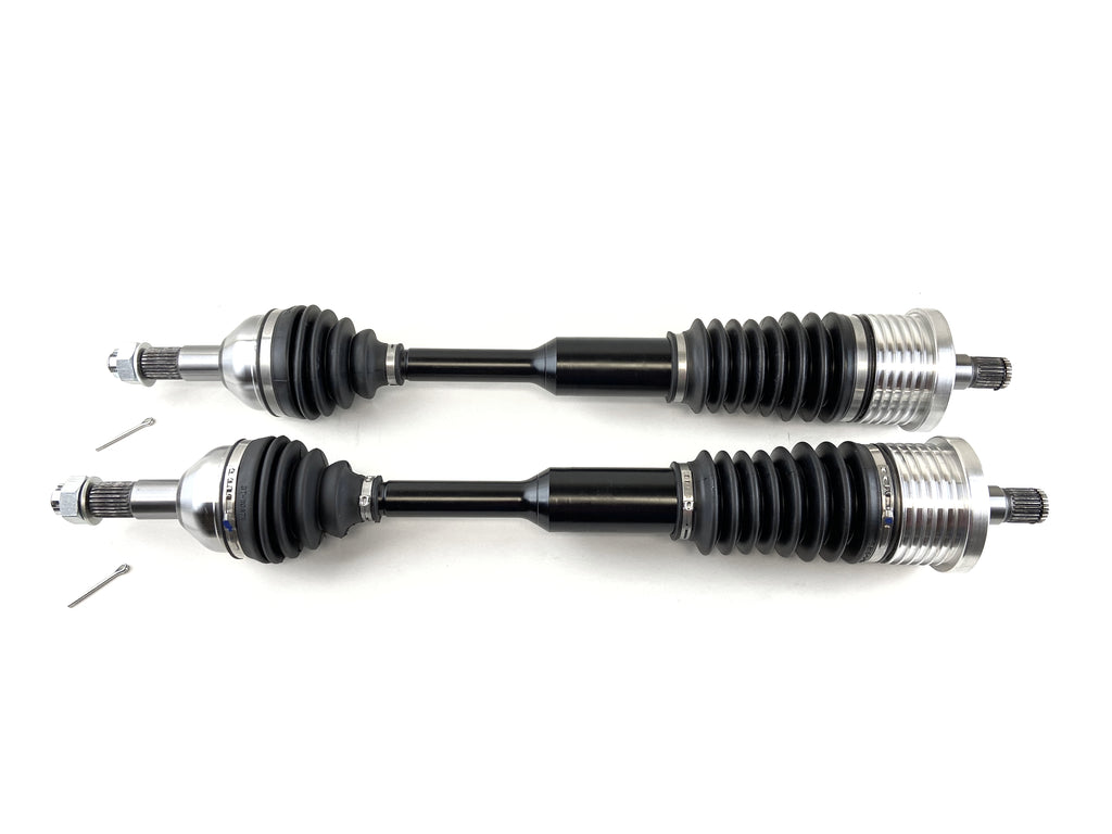 Monster XP Series Rear CV Axles for Can-Am 705501794, Left & Right, Telescoping, Built Tough, 4340 Chromoly Steel, Direct Fit, Factory Length with 4" of Travel