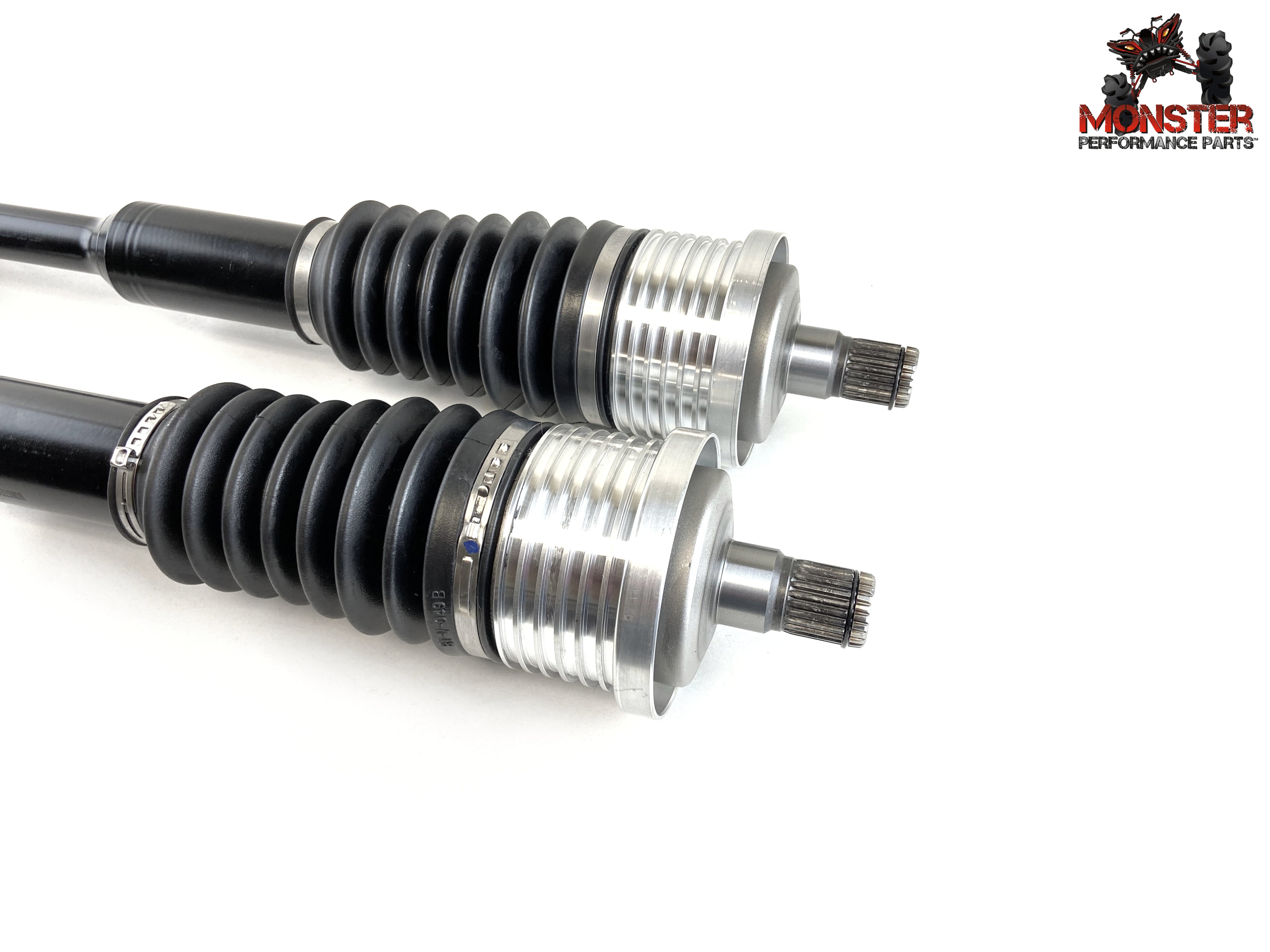 Monster XP Series Rear CV Axles for Can-Am 705501794, Left & Right, Telescoping, Built Tough, 4340 Chromoly Steel, Direct Fit, Factory Length with 4" of Travel 3