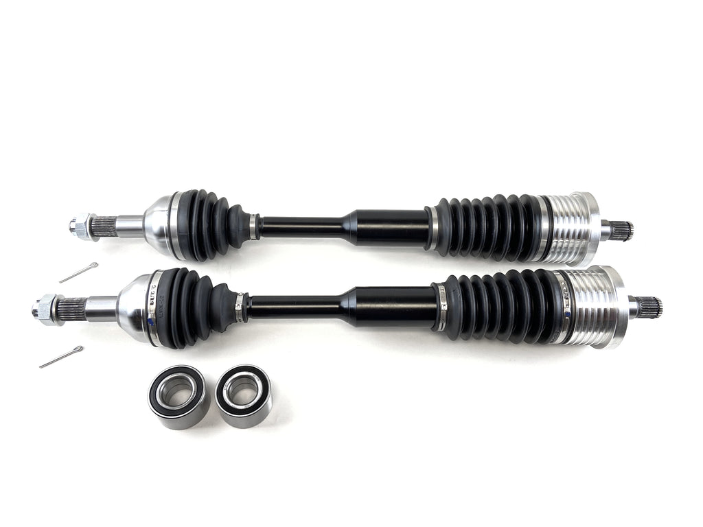 Monster XP Series Rear CV Axles & Brgs for Can-Am 705501794, Left & Right, Telescoping, Built Tough, 4340 Chromoly Steel, Direct Fit, Factory Length with 4" of Travel 1