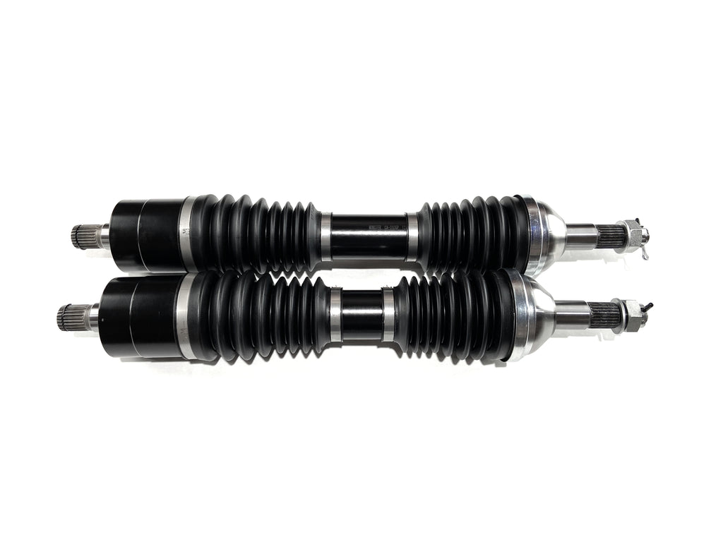 Monster XP Series Rear CV Axles for Can-Am 705503024, 705503025, Left & Right, Telescoping, Built Tough, 4340 Chromoly Steel, Direct Fit, Factory Length with 4" of Travel