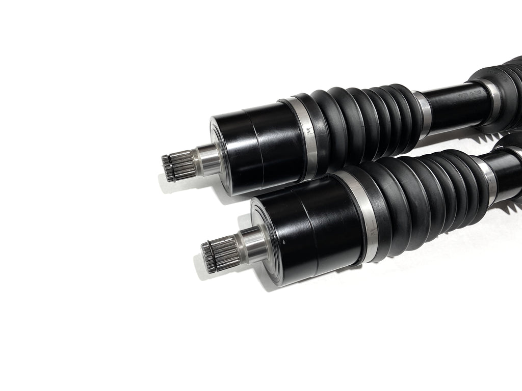 Monster XP Series Rear CV Axles for Can-Am 705503024, 705503025, Left & Right, Telescoping, Built Tough, 4340 Chromoly Steel, Direct Fit, Factory Length with 4" of Travel 4