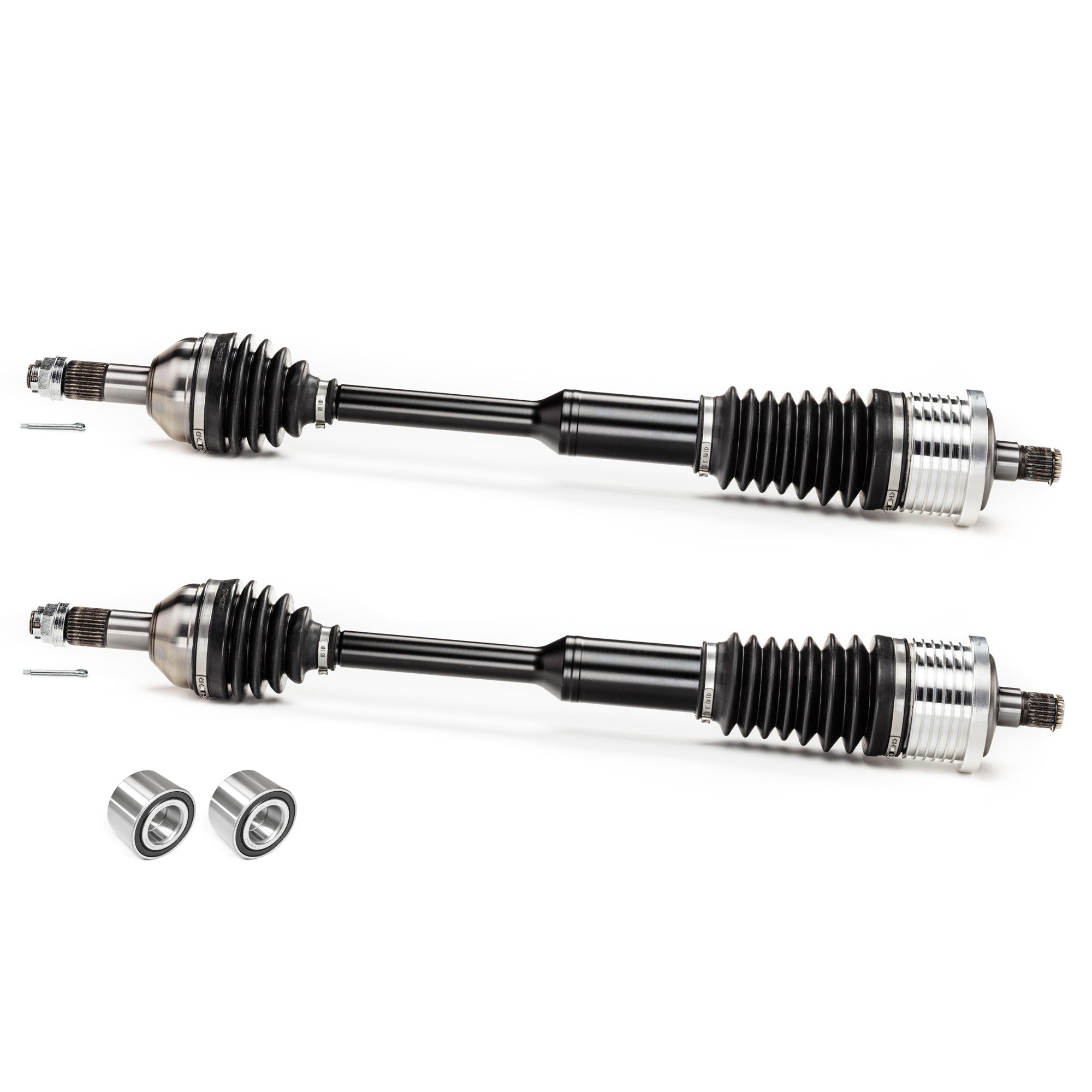 Monster XP Series Rear CV Axles & Brgs for Can-Am 705502412, Left & Right, Telescoping, Built Tough, 4340 Chromoly Steel, Direct Fit, Factory Length with 4" of Travel 1
