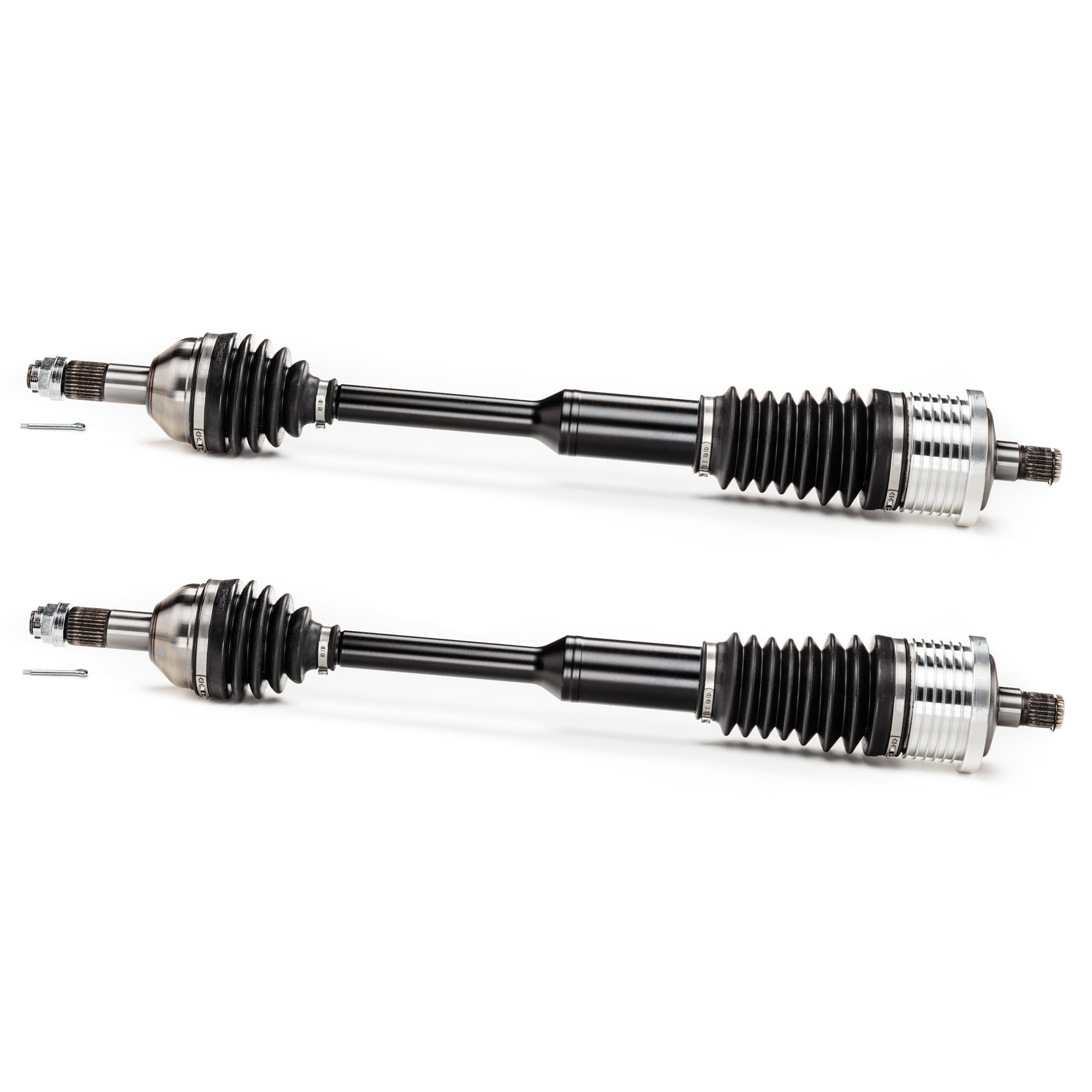 Monster XP Series Rear CV Axles for Can-Am 705502412, Left & Right, Telescoping, Built Tough, 4340 Chromoly Steel, Direct Fit, Factory Length with 4" of Travel