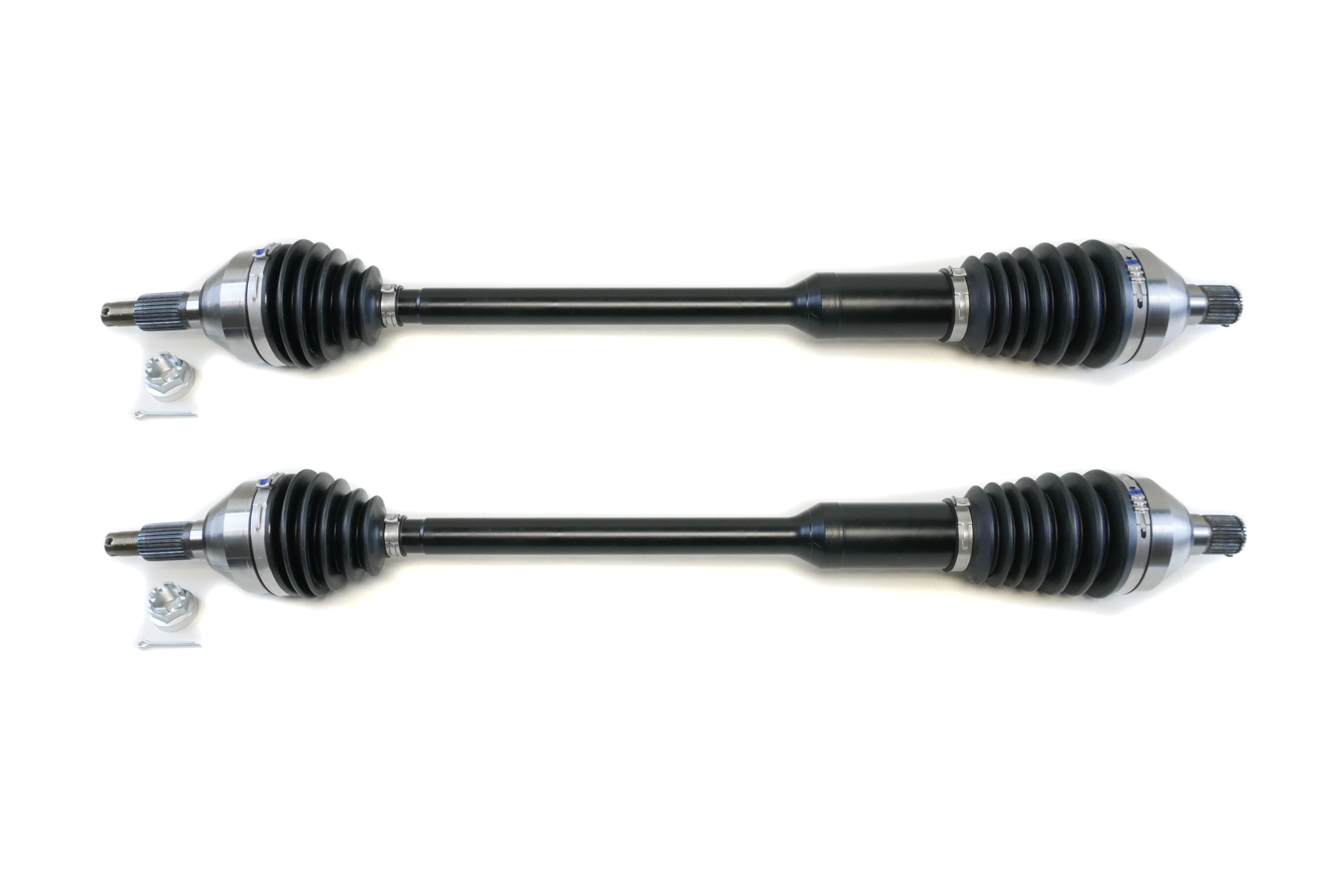 Monster XP Series Rear CV Axles for Can-Am 705502362, Left & Right, Telescoping, Built Tough, 4340 Chromoly Steel, Direct Fit, Factory Length with 4" of Travel