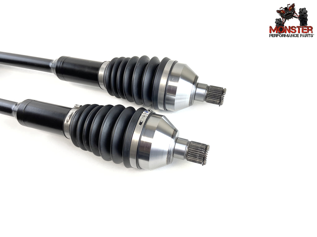 Monster XP Series Full CV Axle Set for Can-Am 705401634, 705502154, Front & Rear, Telescoping, Built Tough, 4340 Chromoly Steel, Direct Fit, Factory Length with 4" of Travel 3