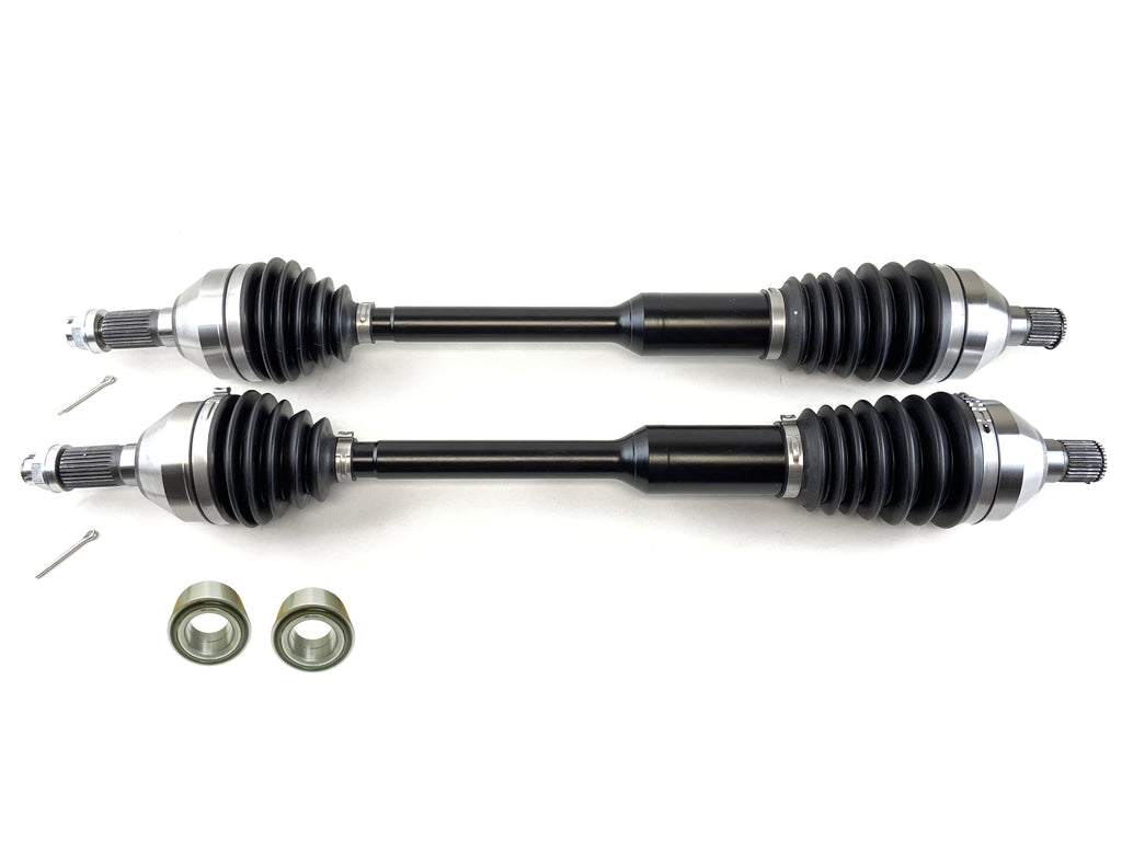 Monster XP Series Rear CV Axles & Brgs for Can-Am 705502154, Left & Right, Telescoping, Built Tough, 4340 Chromoly, Direct Fit, Factory Length with 4" of Travel 1