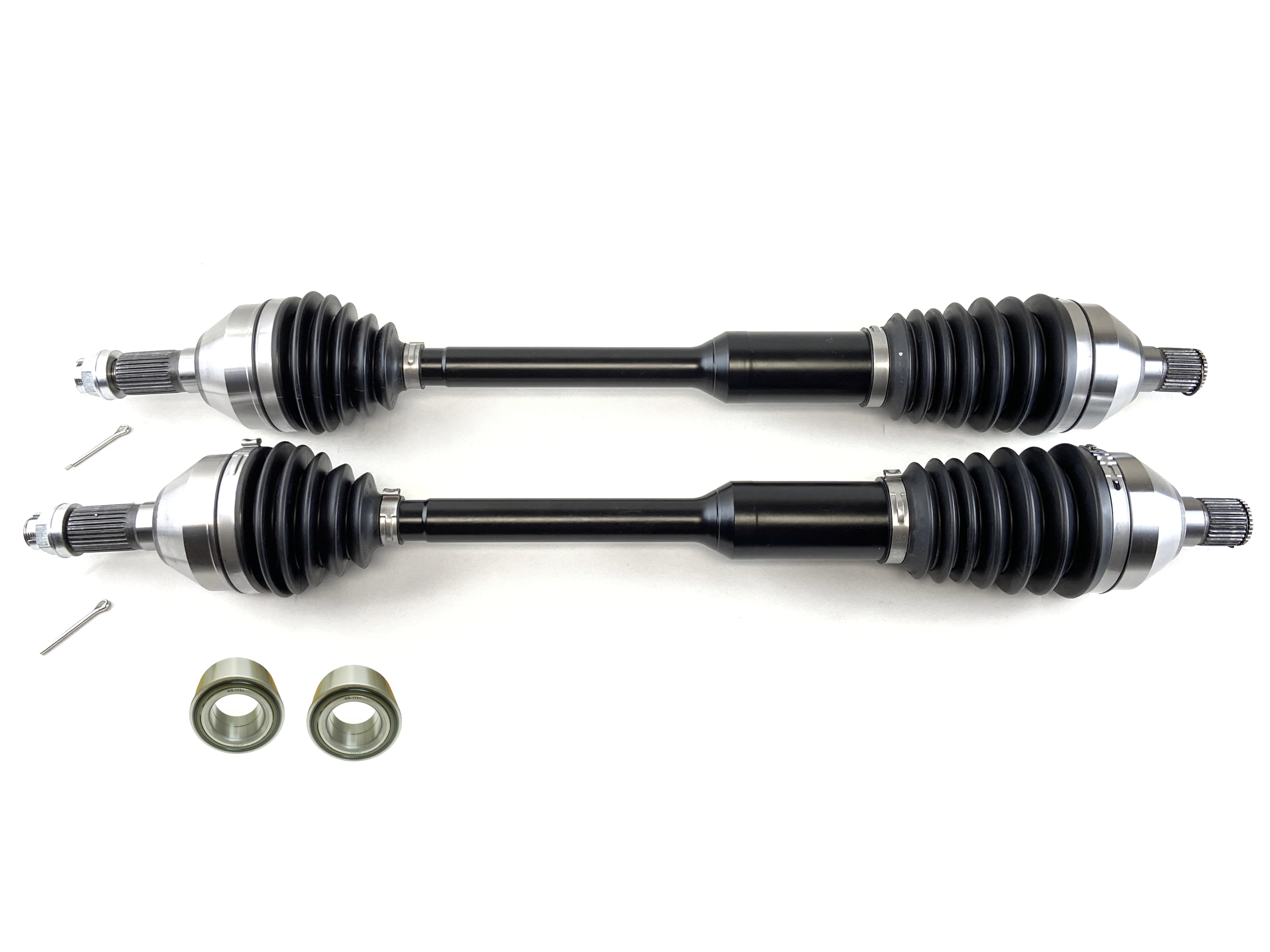 Monster XP Series Rear CV Axles & Brgs for Can-Am 705502154, Left & Right, Telescoping, Built Tough, 4340 Chromoly, Direct Fit, Factory Length with 4" of Travel 1