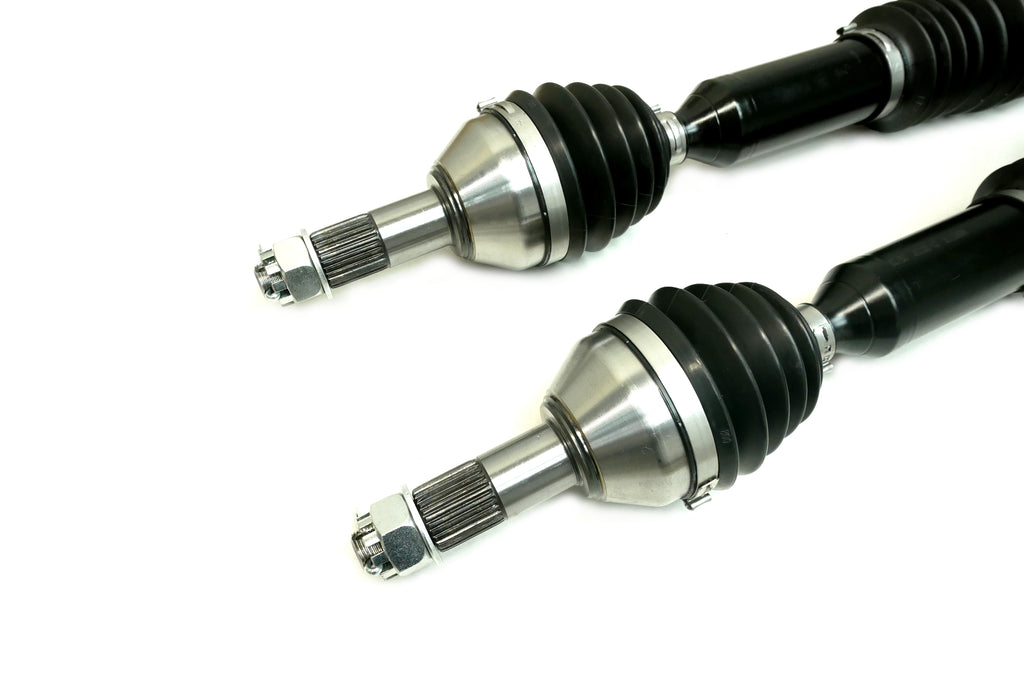 Monster XP Series Full CV Axle Set for Can-Am Maverick Trail 800 & 1000 2018-2023, Front & Rear, Telescoping, Built Tough, 4340 Chromoly Steel, Direct Fit, Factory Length with 4" of Travel 4