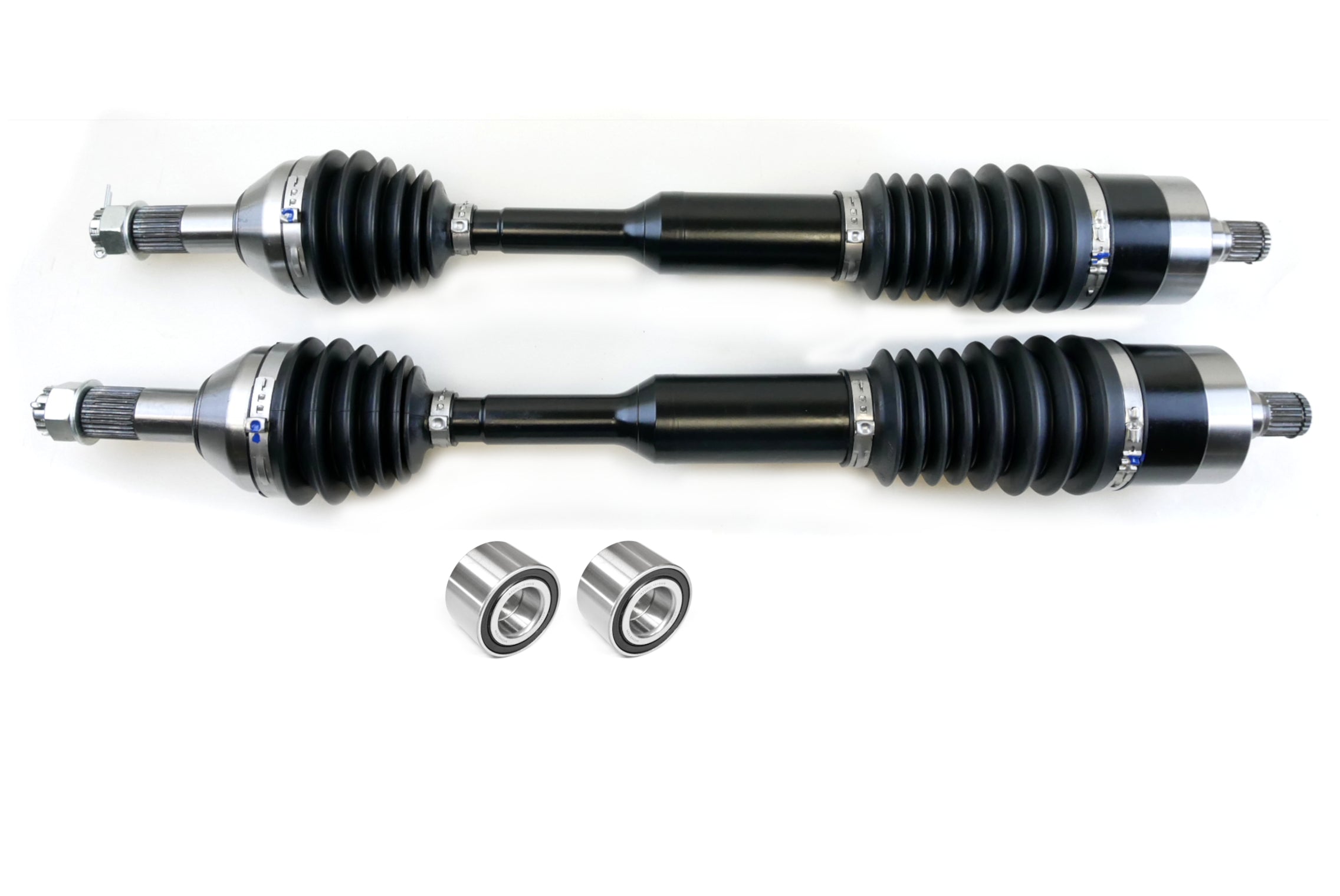 Monster XP Series Rear CV Axles & Brgs for Can-Am 705502411, Left & Right, Telescoping, Built Tough, 4340 Chromoly Steel, Direct Fit, Factory Length with 4" of Travel