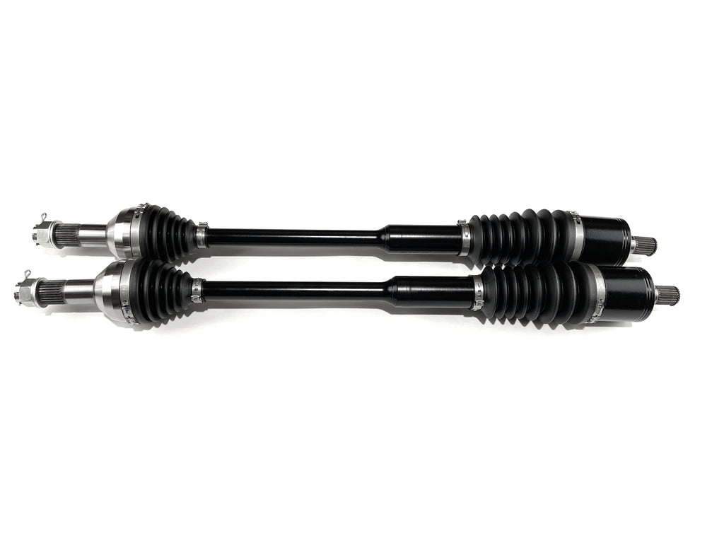 Monster XP Series Front CV Axles for Can-Am 705402420, Left & Right, Telescoping, Built Tough, 4340 Chromoly Steel, Direct Fit, Factory Length with 4" of Travel