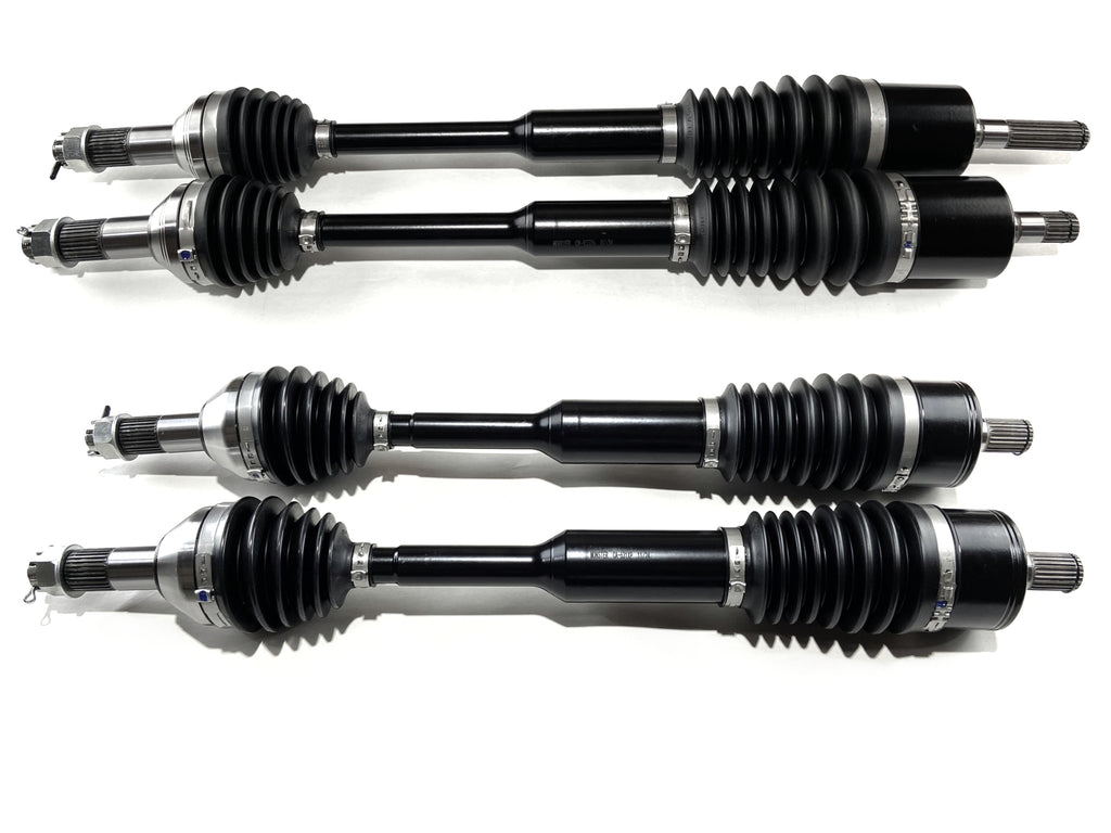 Monster XP Series Full CV Axle Set for Can-Am 705503100, 705402749, 705402750, Front & Rear, Telescoping, Built Tough, 4340 Chromoly Steel, Direct Fit, Factory Length with 4" of Travel 1