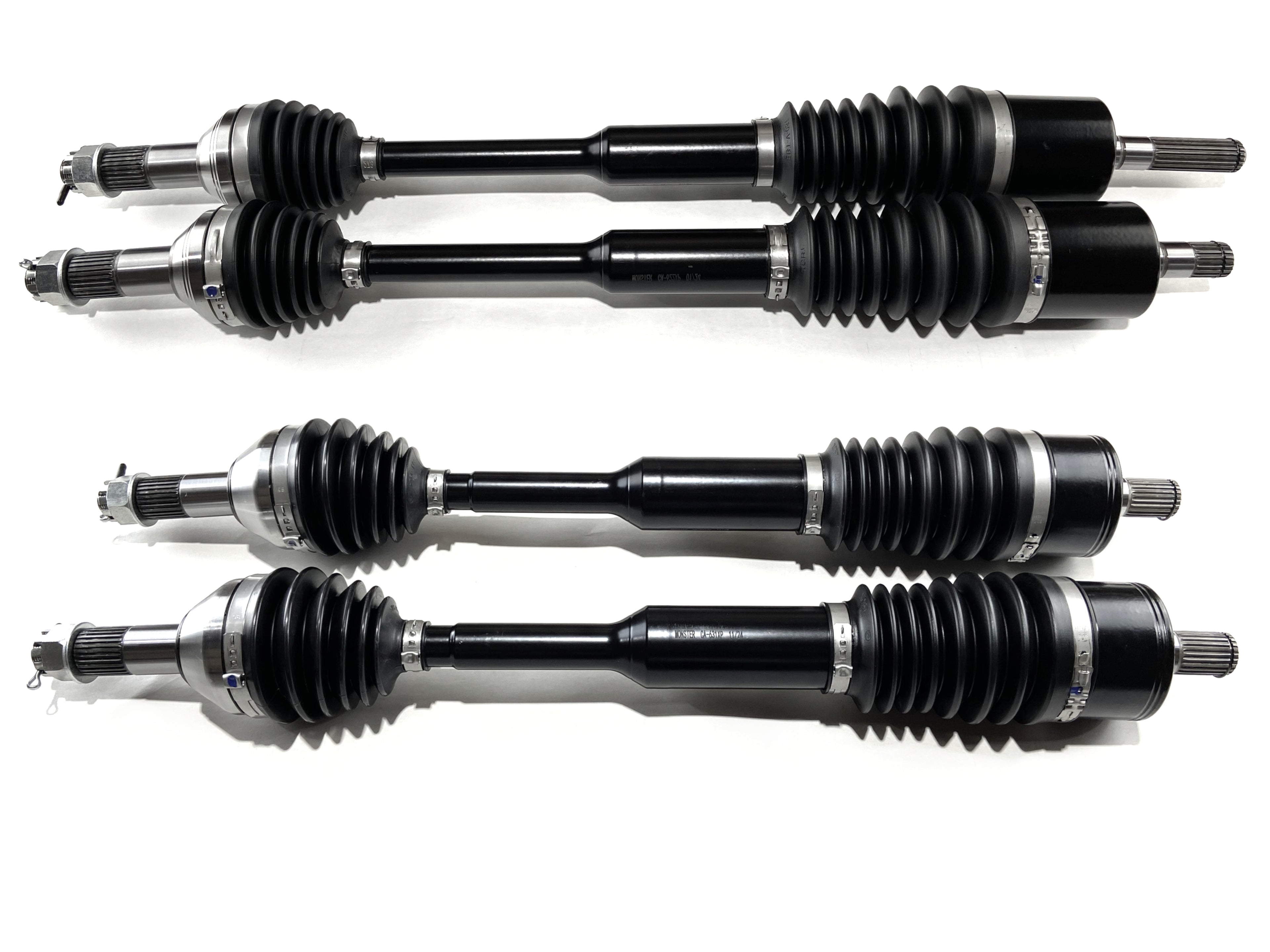 Monster XP Series Full CV Axle Set for Can-Am 705503100, 705402749, 705402750, Front & Rear, Telescoping, Built Tough, 4340 Chromoly Steel, Direct Fit, Factory Length with 4" of Travel 1