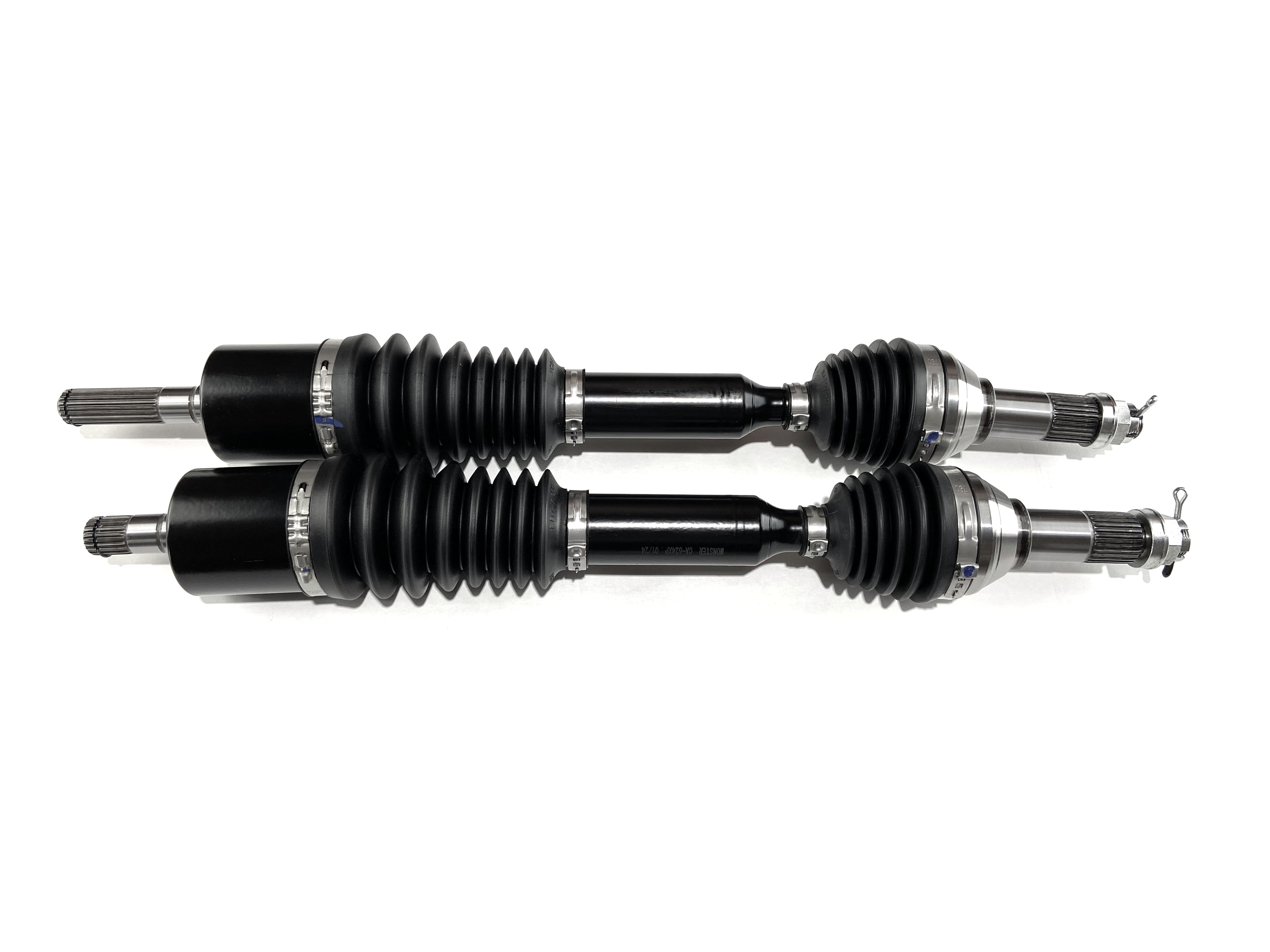 Monster XP Series Front CV Axles for Can-Am Maverick Trail 700 2022-2025, Left & Right, Telescoping, Built Tough, 4340 Chromoly Steel, Direct Fit, Factory Length with 4" of Travel 1