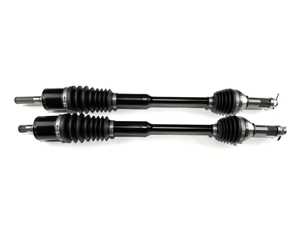 Monster XP Series Front CV Axles for Can-Am 705402717, 705402718, Left & Right, Telescoping, Built Tough, 4340 Chromoly Steel, Direct Fit, Factory Length with 4" of Travel 1