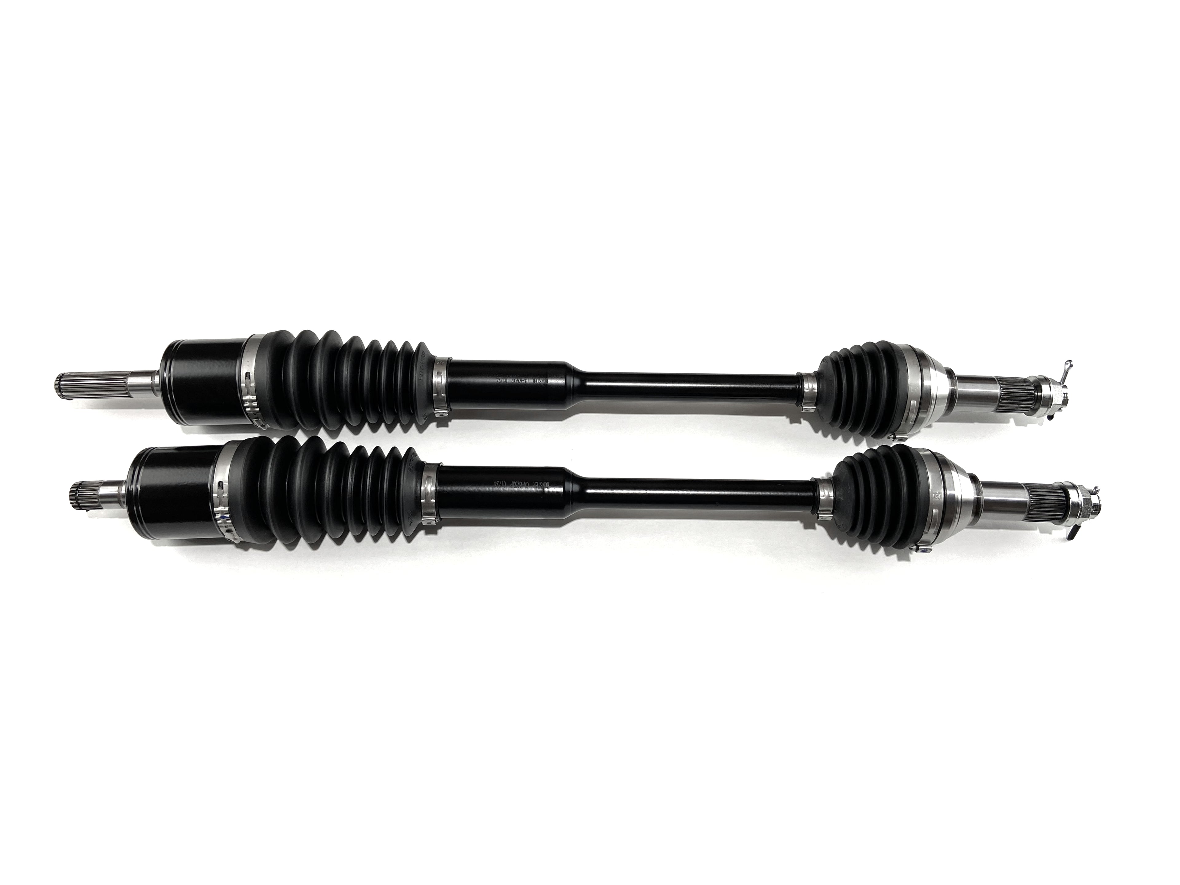 Monster XP Series Front CV Axles for Can-Am 705402717, 705402718, Left & Right, Telescoping, Built Tough, 4340 Chromoly Steel, Direct Fit, Factory Length with 4" of Travel 1