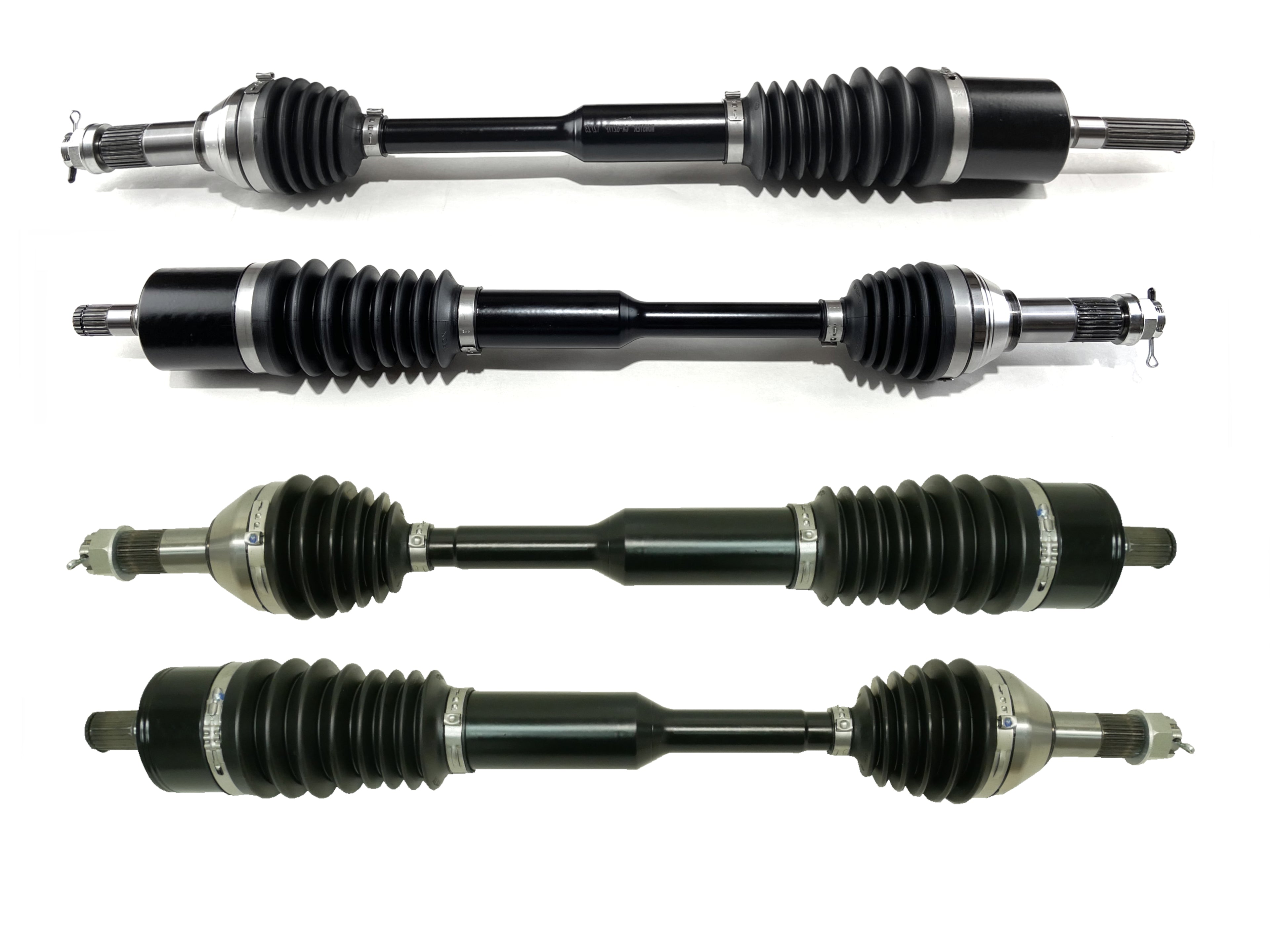 Monster XP Series Full CV Axle Set for Can-Am 705402873, 705402874, 705502552, Front & Rear, Telescoping, Built Tough, 4340 Chromoly Steel, Direct Fit, Factory Length with 4" of Travel