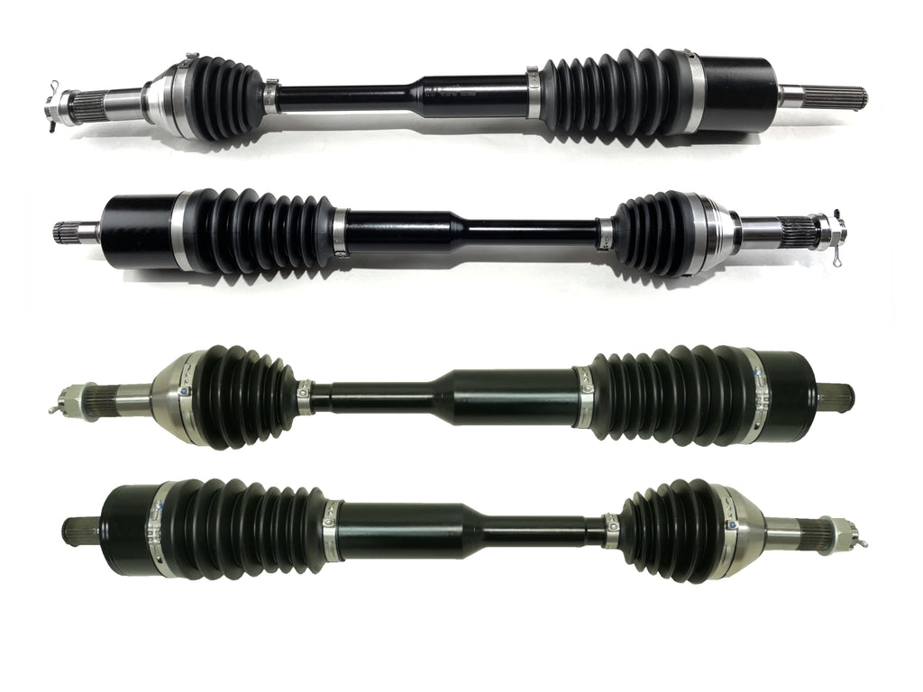 Monster XP Series Full CV Axle Set for Can-Am 705402873, 705402874, 705502552, Front & Rear, Telescoping, Built Tough, 4340 Chromoly Steel, Direct Fit, Factory Length with 4" of Travel 1