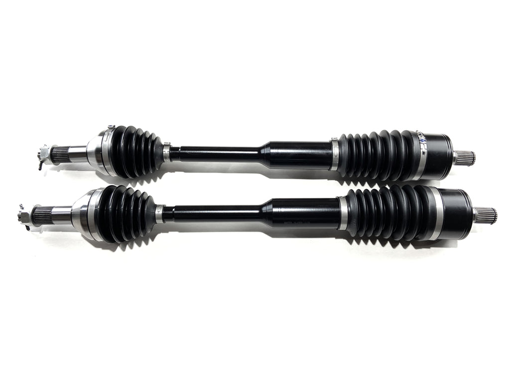 Monster XP Series Rear CV Axles for Can-Am 64" 705502757, Left & Right, Telescoping, Built Tough, 4340 Chromoly Steel, Direct Fit, Factory Length with 4" of Travel