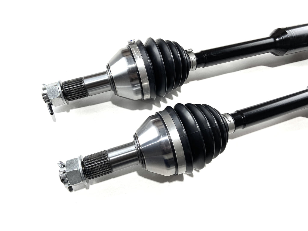 Monster XP Series Rear CV Axles for Can-Am 64" 705502757, Left & Right, Telescoping, Built Tough, 4340 Chromoly Steel, Direct Fit, Factory Length with 4" of Travel 4