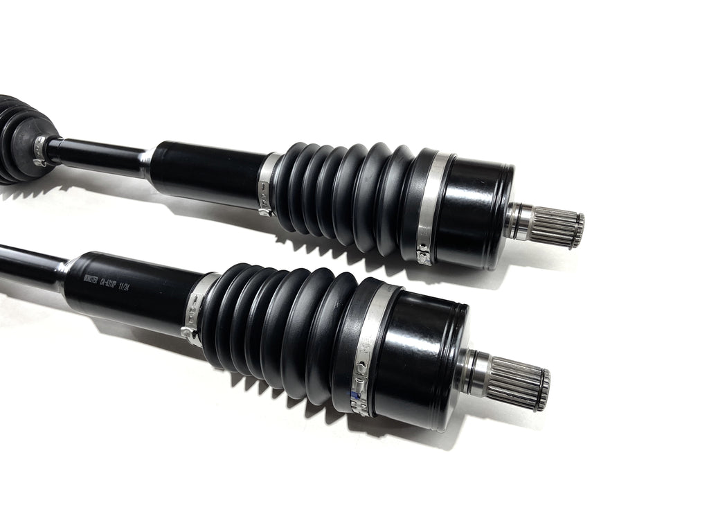 Monster XP Series Full CV Axle Set for Can-Am 705503100, 705402749, 705402750, Front & Rear, Telescoping, Built Tough, 4340 Chromoly Steel, Direct Fit, Factory Length with 4" of Travel 5