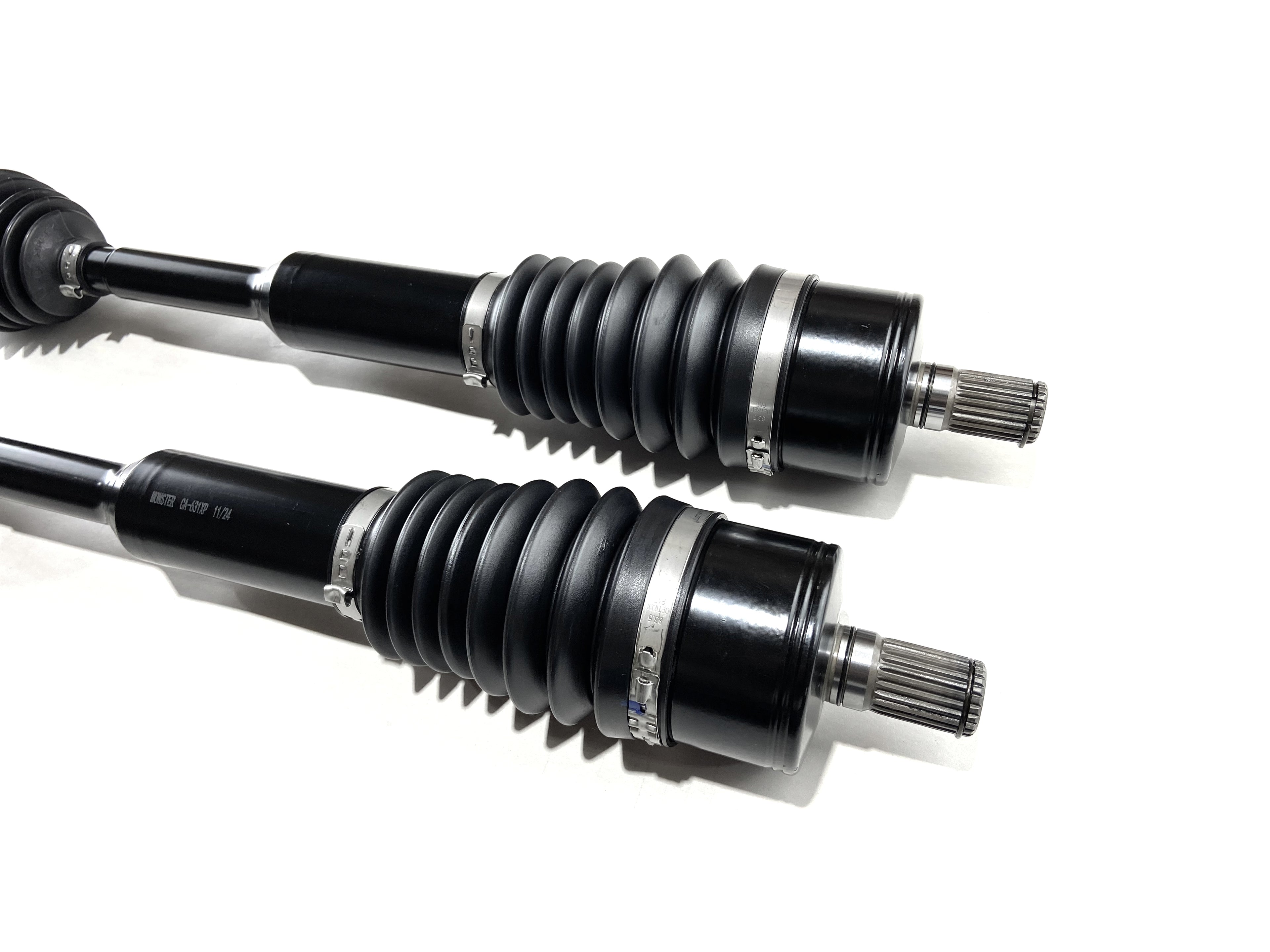 Monster XP Series Rear CV Axles for Can-Am 705503100, Left & Right, Telescoping, Built Tough, 4340 Chromoly Steel, Direct Fit, Factory Length with 4" of Travel 3