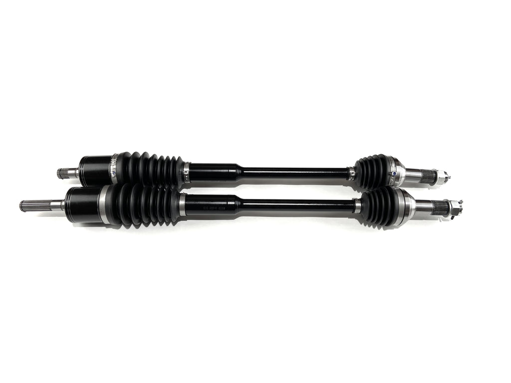Monster XP Series Front CV Axles for Can-Am 705402449, 705402450, Left & Right, Telescoping, Built Tough, 4340 Chromoly Steel, Direct Fit, Factory Length with 4" of Travel