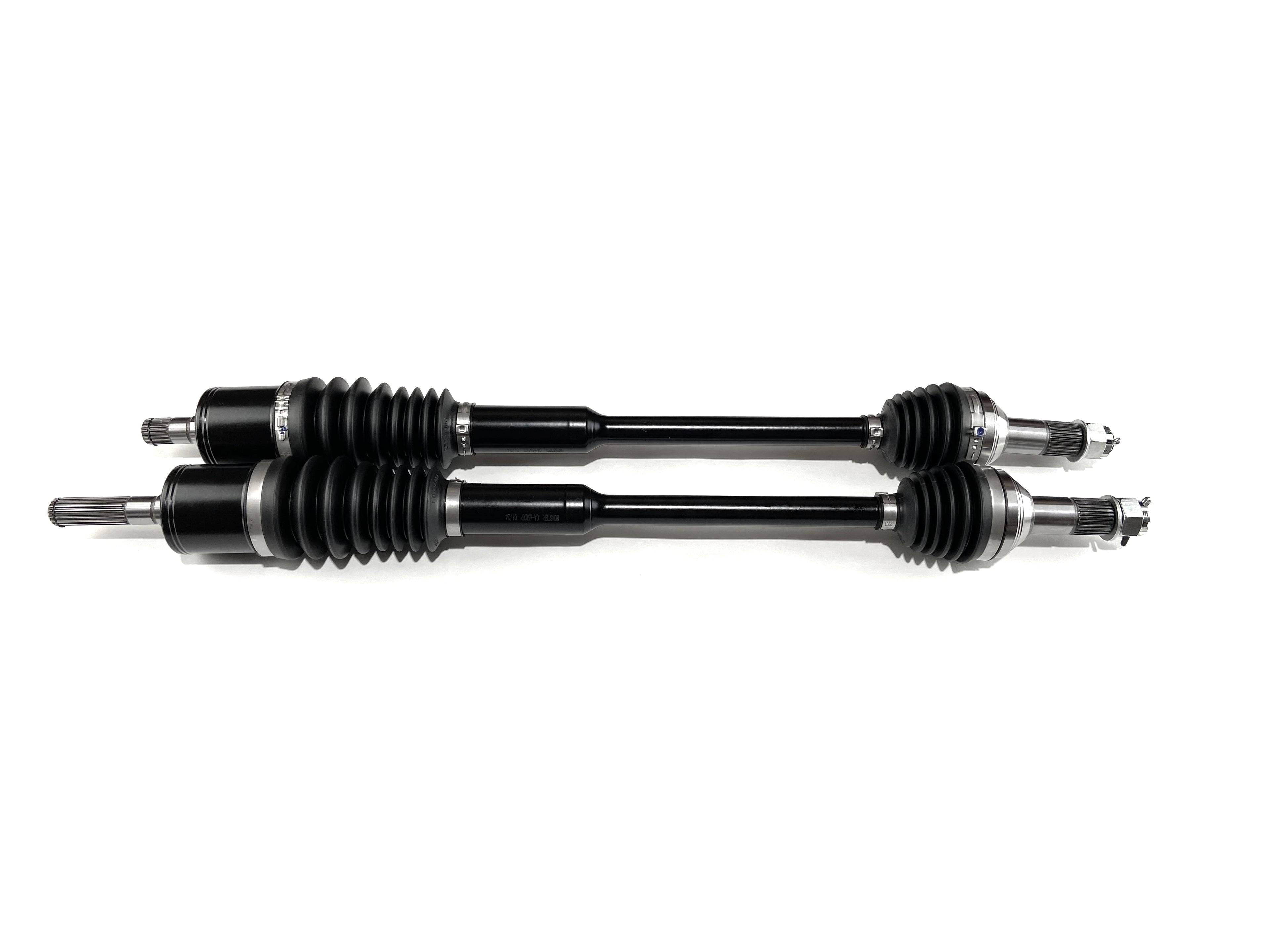 Monster XP Series Front CV Axles for Can-Am 705402449, 705402450, Left & Right, Telescoping, Built Tough, 4340 Chromoly Steel, Direct Fit, Factory Length with 4" of Travel 1