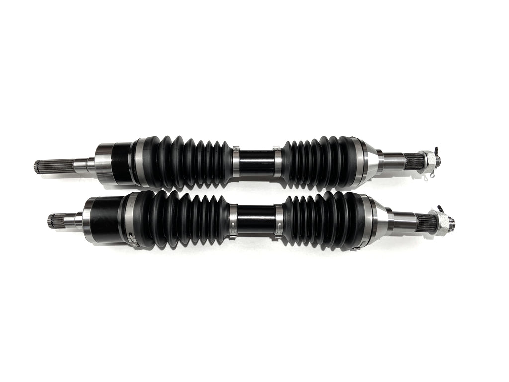 Monster XP Series Front CV Axles for Can-Am 705402237, 705402238, Left & Right, Telescoping, Built Tough, 4340 Chromoly Steel, Direct Fit, Factory Length with 4" of Travel 1