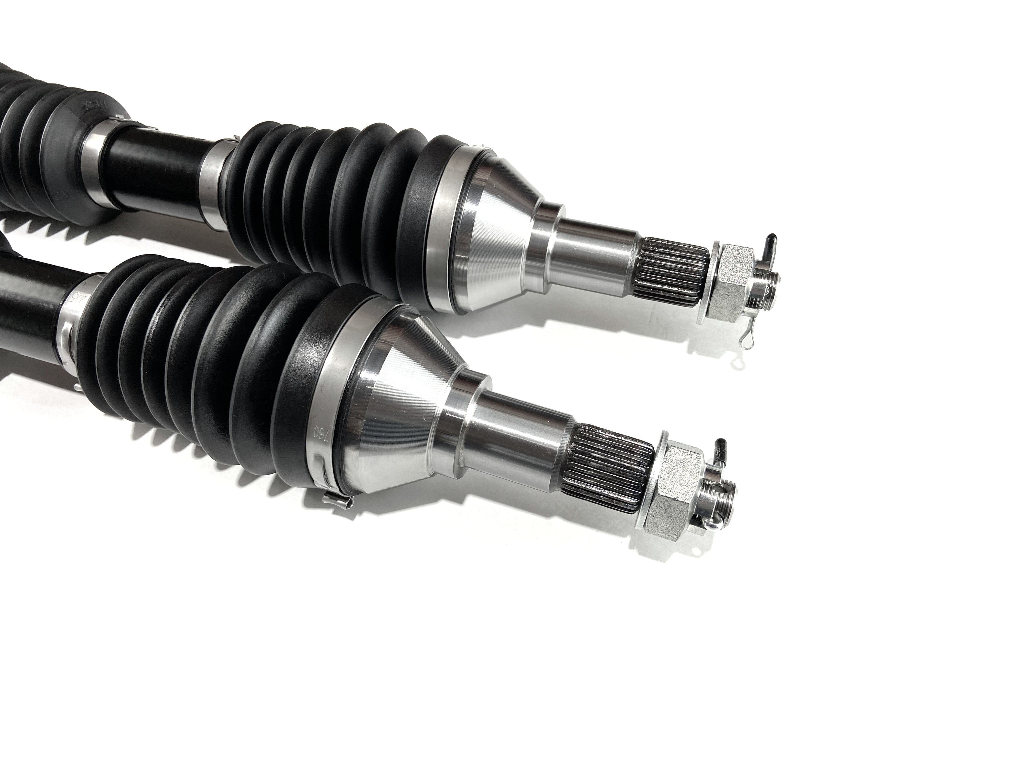 Monster XP Series Front CV Axles for Can-Am 705402237, 705402238, Left & Right, Telescoping, Built Tough, 4340 Chromoly Steel, Direct Fit, Factory Length with 4" of Travel 4
