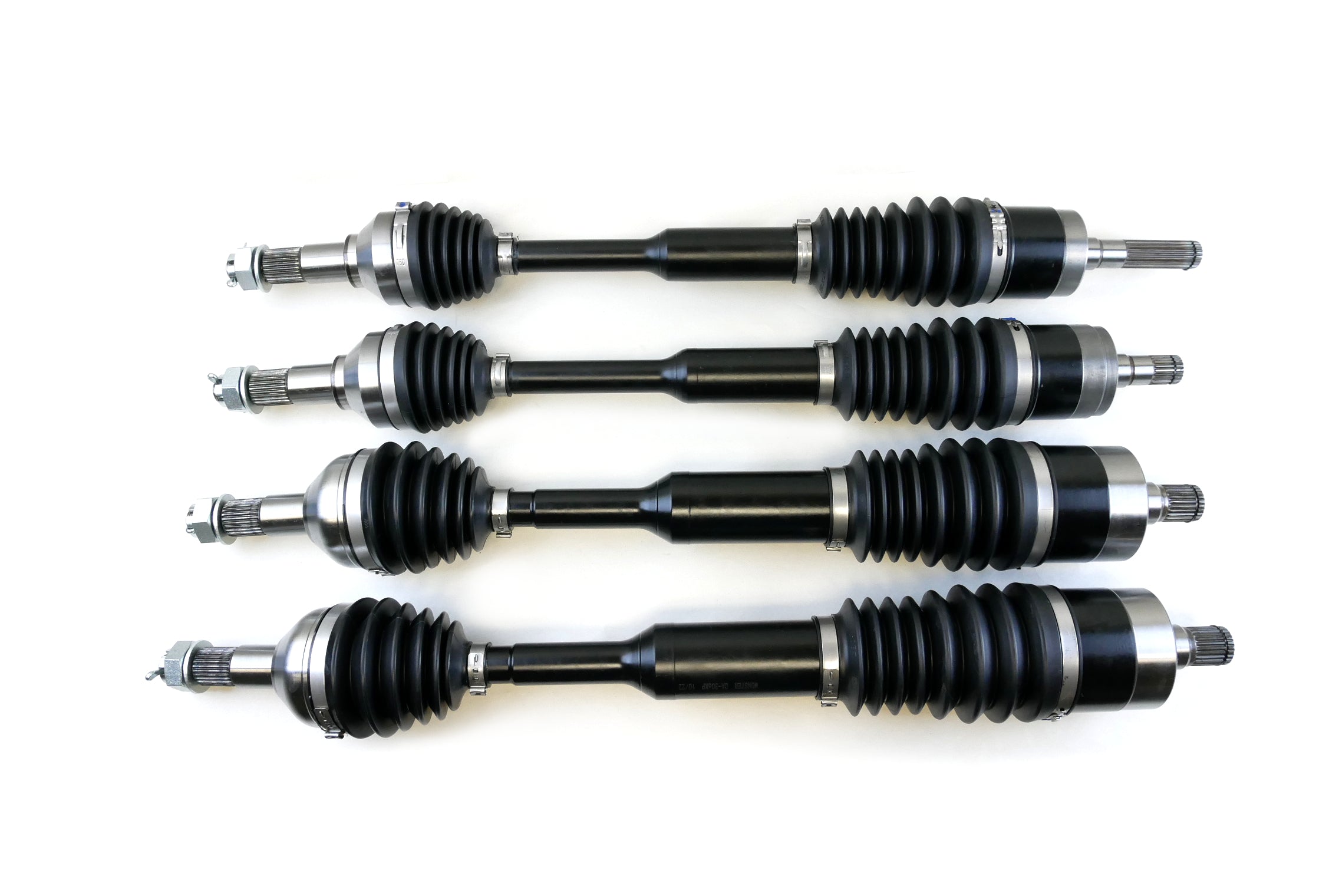 Monster XP Series Full CV Axle Set for Can-Am 705400952, 705400953, 705502359, Front & Rear, Telescoping, Built Tough, 4340 Chromoly Steel, Direct Fit, Factory Length with 4" of Travel 1