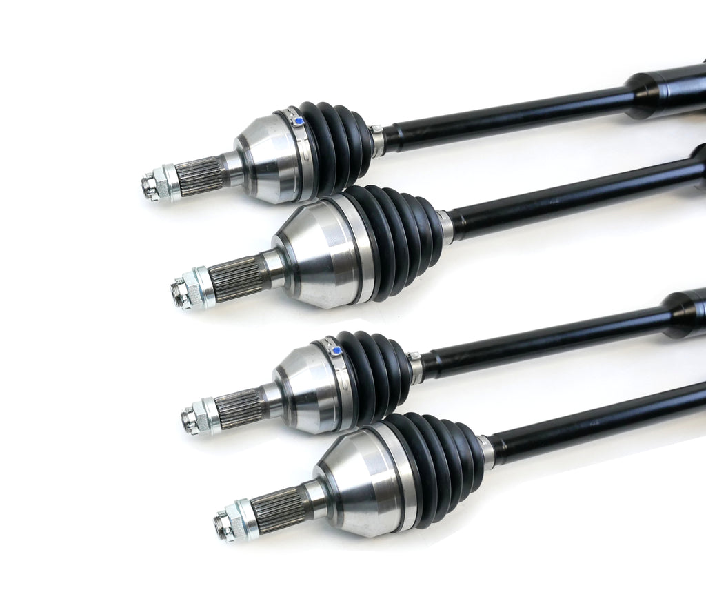 Monster XP Series Full CV Axle Set for Can-Am 705402048 705502362, 705502362, Front & Rear, Telescoping, Built Tough, 4340 Chromoly, Direct Fit, Factory Length with 4" of Travel 4