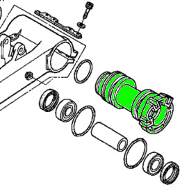 Rear Axle Bearing Carrier for Honda 42500-HN1-000 42500-HN1-A40 52201-HA2-670