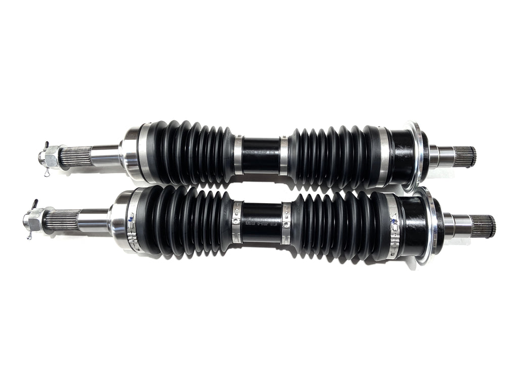 Monster XP Series Rear CV Axles for CFMOTO 5BWC-280300, ZFORCE Trail 500 800, Left & Right, Telescoping, Built Tough, 4340 Chromoly Steel, Direct Fit, Factory Length with 4" of Travel