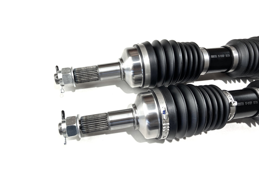 Monster XP Series Rear CV Axles for CFMOTO 5BWC-280300, ZFORCE Trail 500 800, Left & Right, Telescoping, Built Tough, 4340 Chromoly Steel, Direct Fit, Factory Length with 4" of Travel 4