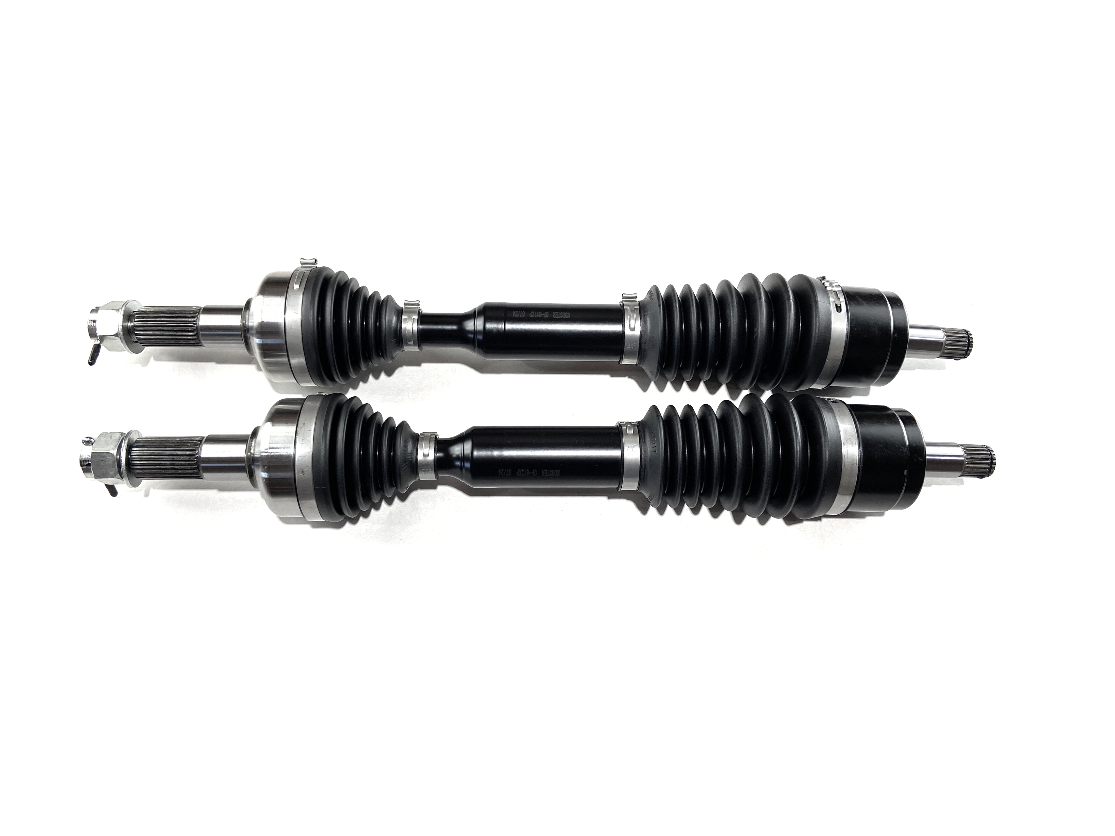 Monster XP Series Front CV Axles for CFMOTO CFORCE 800 1000 2018-2023, Left & Right, Telescoping, Built Tough, 4340 Chromoly Steel, Direct Fit, Factory Length with 4" of Travel