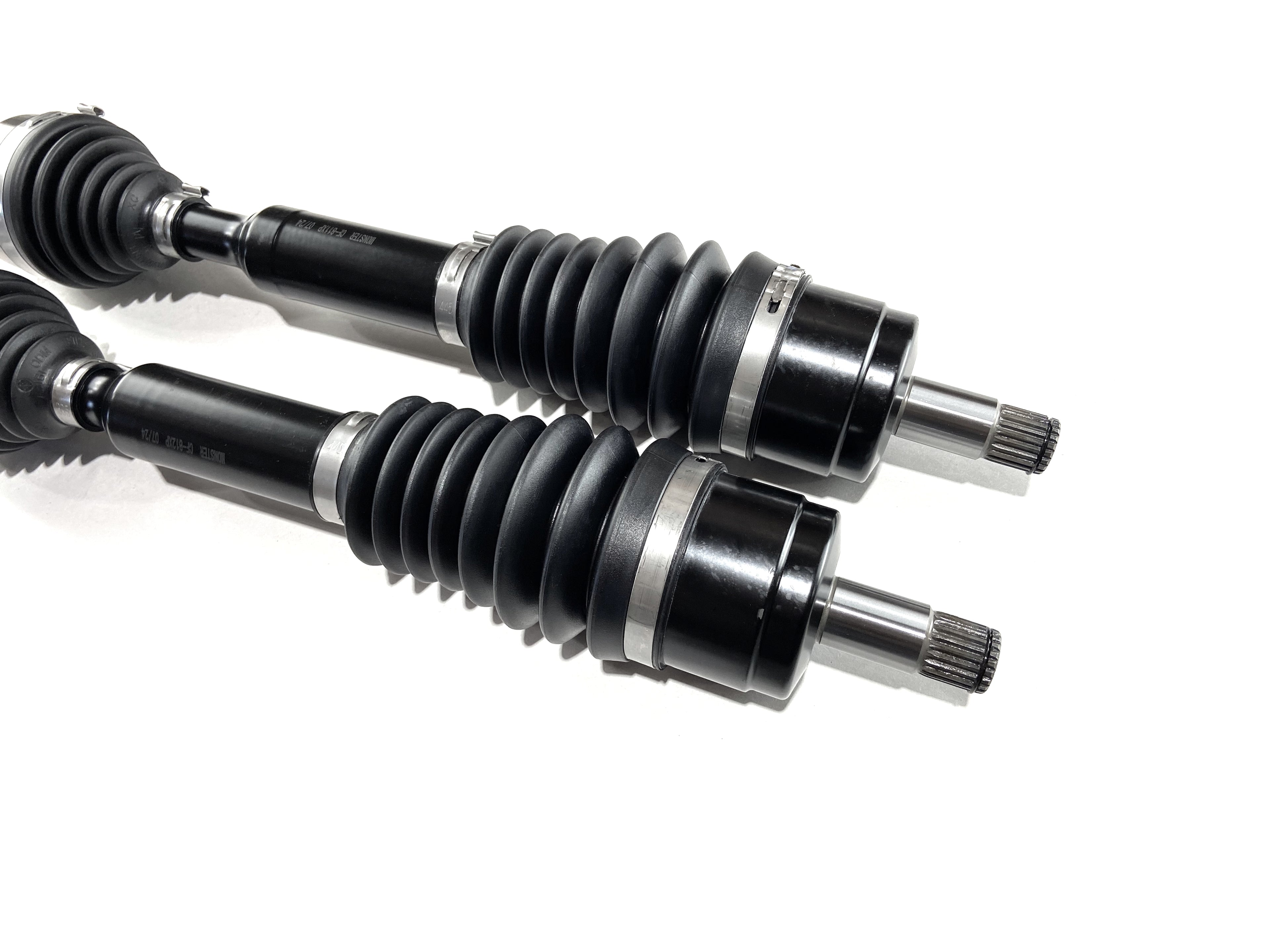 Monster XP Series Front CV Axles for CFMOTO CFORCE 800 1000 2018-2023, Left & Right, Telescoping, Built Tough, 4340 Chromoly Steel, Direct Fit, Factory Length with 4" of Travel 3