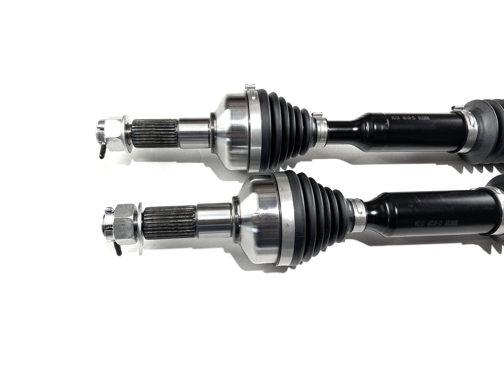 Monster XP Series Front CV Axles for CFMOTO CFORCE 800 1000 2018-2023, Left & Right, Telescoping, Built Tough, 4340 Chromoly Steel, Direct Fit, Factory Length with 4" of Travel 4