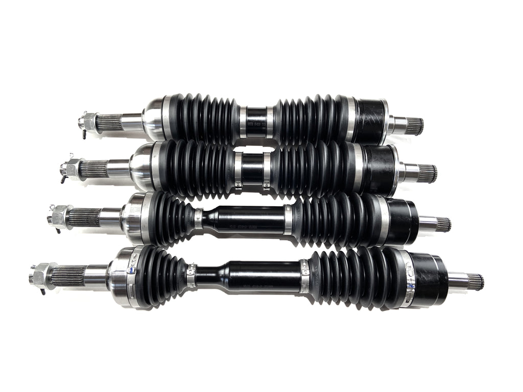 Monster XP Series Full CV Axle Set for CFMOTO CFORCE 800 1000 2018-2023, Front & Rear, Telescoping, Built Tough, 4340 Chromoly Steel, Direct Fit, Factory Length with 4" of Travel