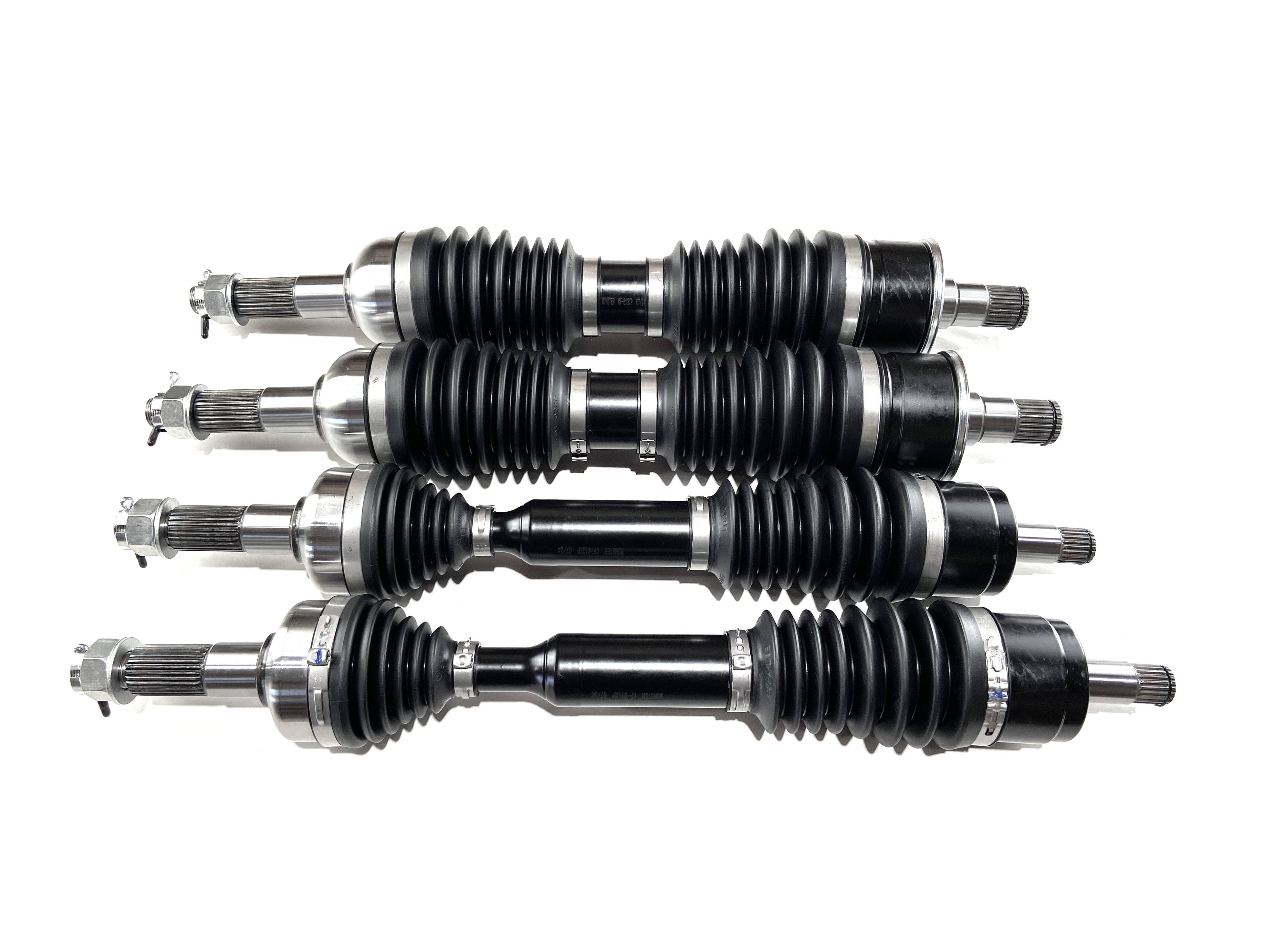 Monster XP Series Full CV Axle Set for CFMOTO CFORCE 800 1000 2018-2023, Front & Rear, Telescoping, Built Tough, 4340 Chromoly Steel, Direct Fit, Factory Length with 4" of Travel