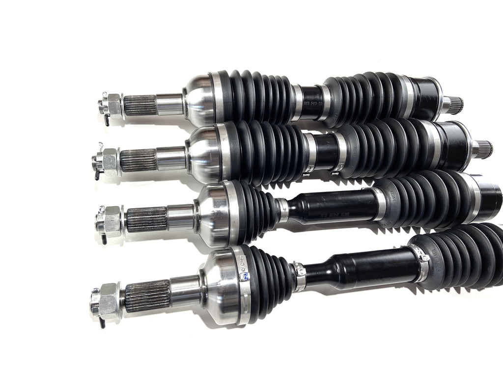 Monster XP Series Full CV Axle Set for CFMOTO CFORCE 800 1000 2018-2023, Front & Rear, Telescoping, Built Tough, 4340 Chromoly Steel, Direct Fit, Factory Length with 4" of Travel 4