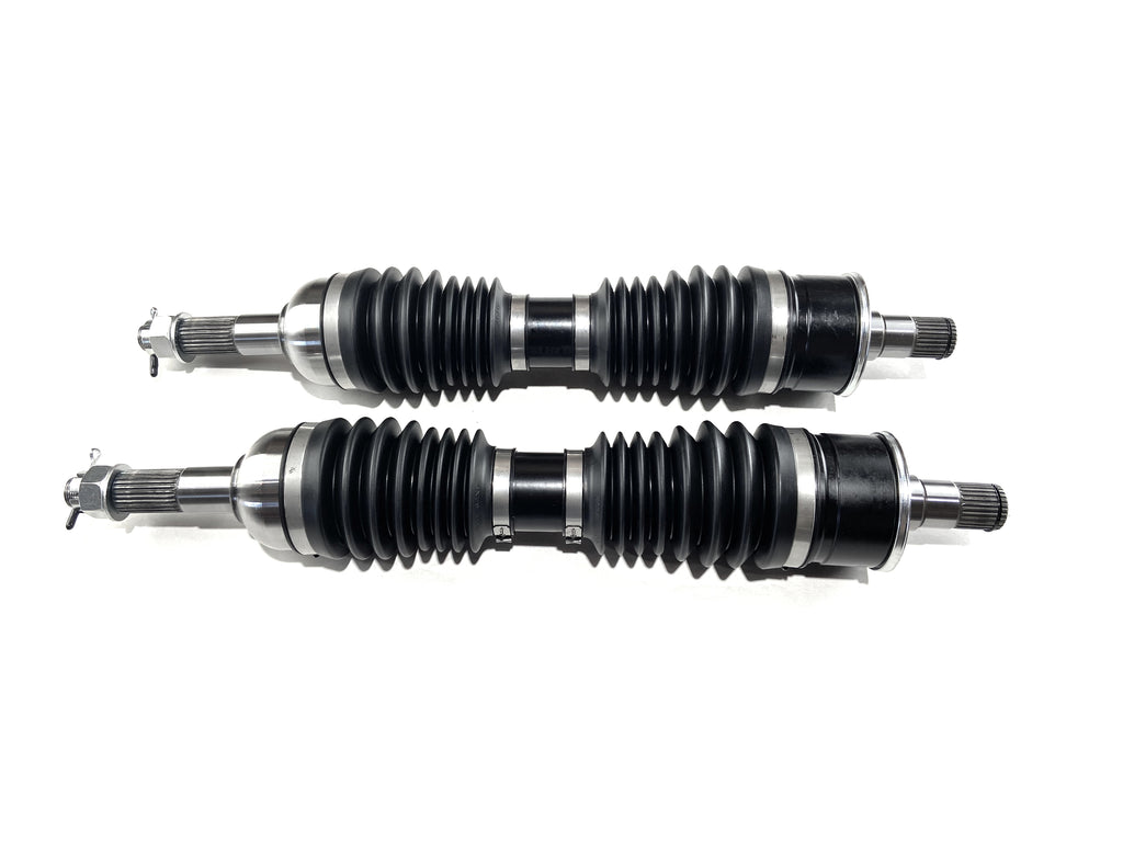 Monster XP Series Rear CV Axles for CFMOTO 9AY0-280300-00001, CFORCE 800 1000, Left & Right, Telescoping, Built Tough, 4340 Chromoly Steel, Direct Fit, Factory Length with 4" of Travel