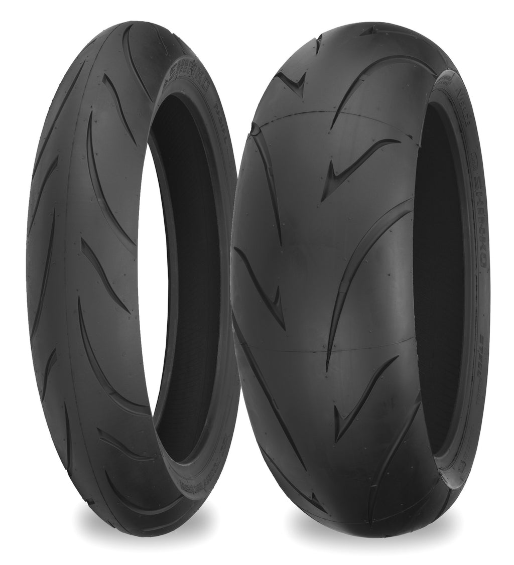 Front 011 Verge Radial Tire 120/70ZR18 by Shinko
